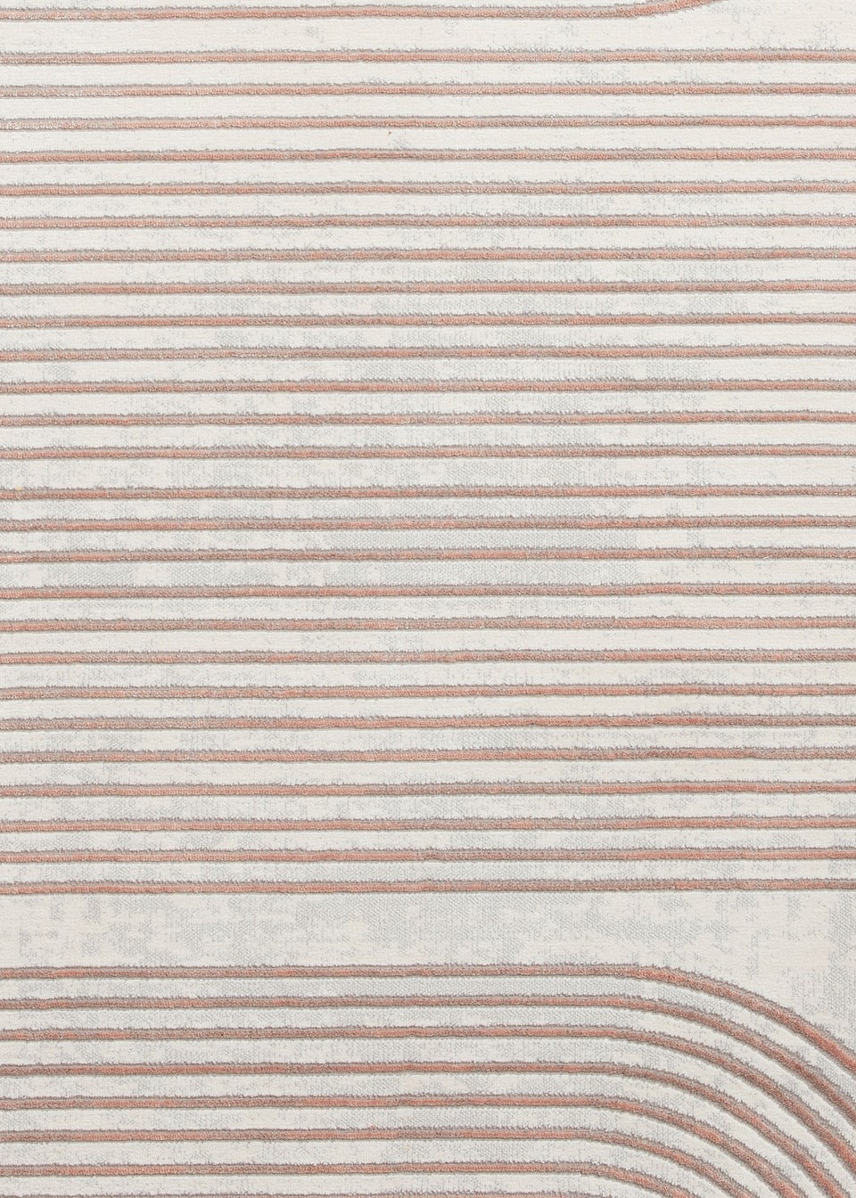Think Rugs Apollo Grey/Rose Modern Linear Rectangle Rug