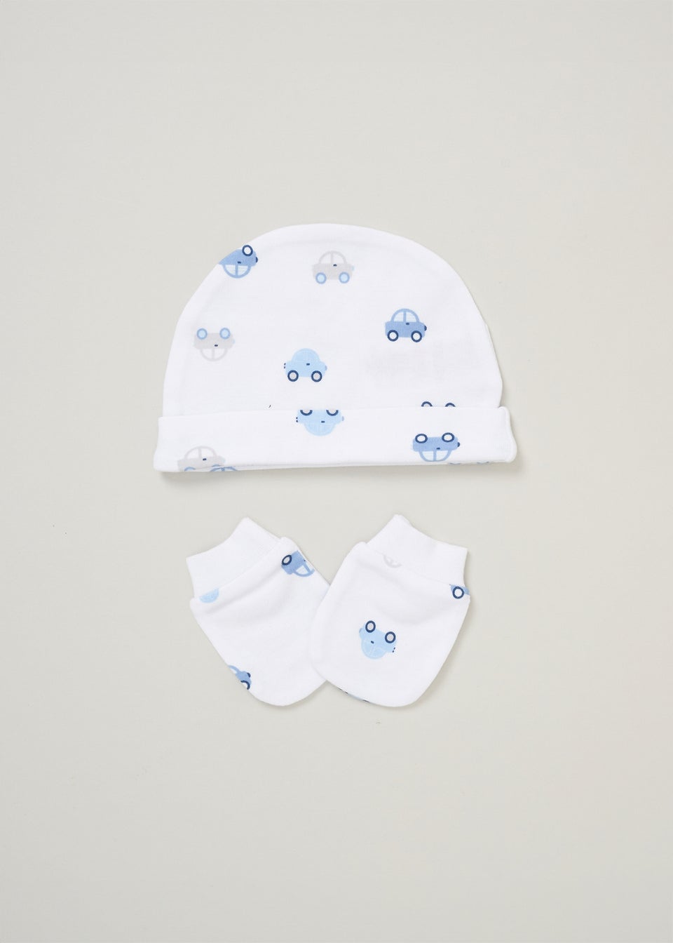 Rock a Bye Baby Light Blue Cotton 5-Piece Baby Gift Set (0-6 months)