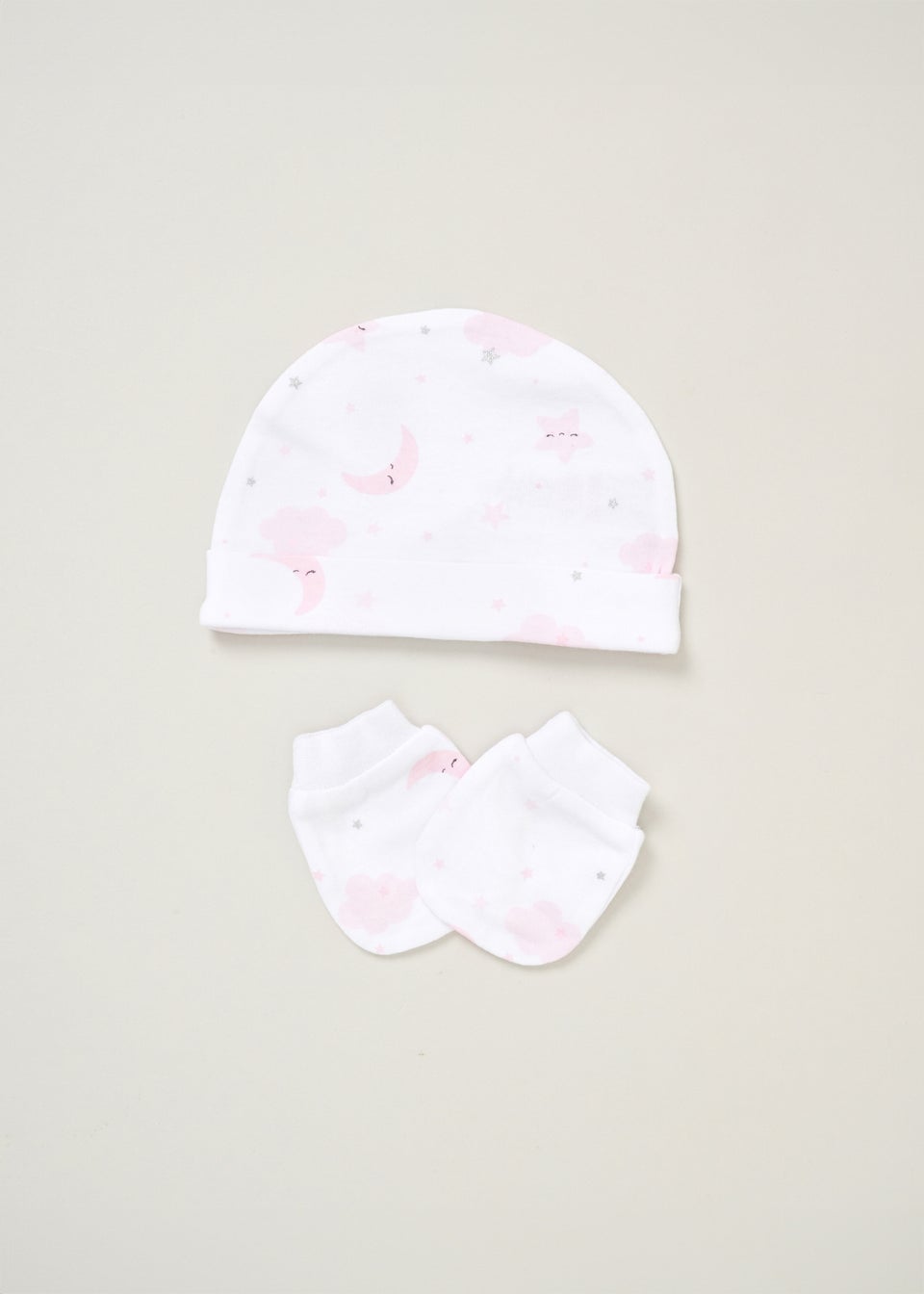 Rock a Bye Baby White Cotton 5-Piece Baby Gift Set (0-6 months)