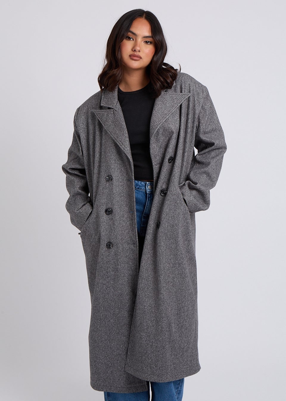 Urban Bliss Grey Heritage Formal Coat Matalan