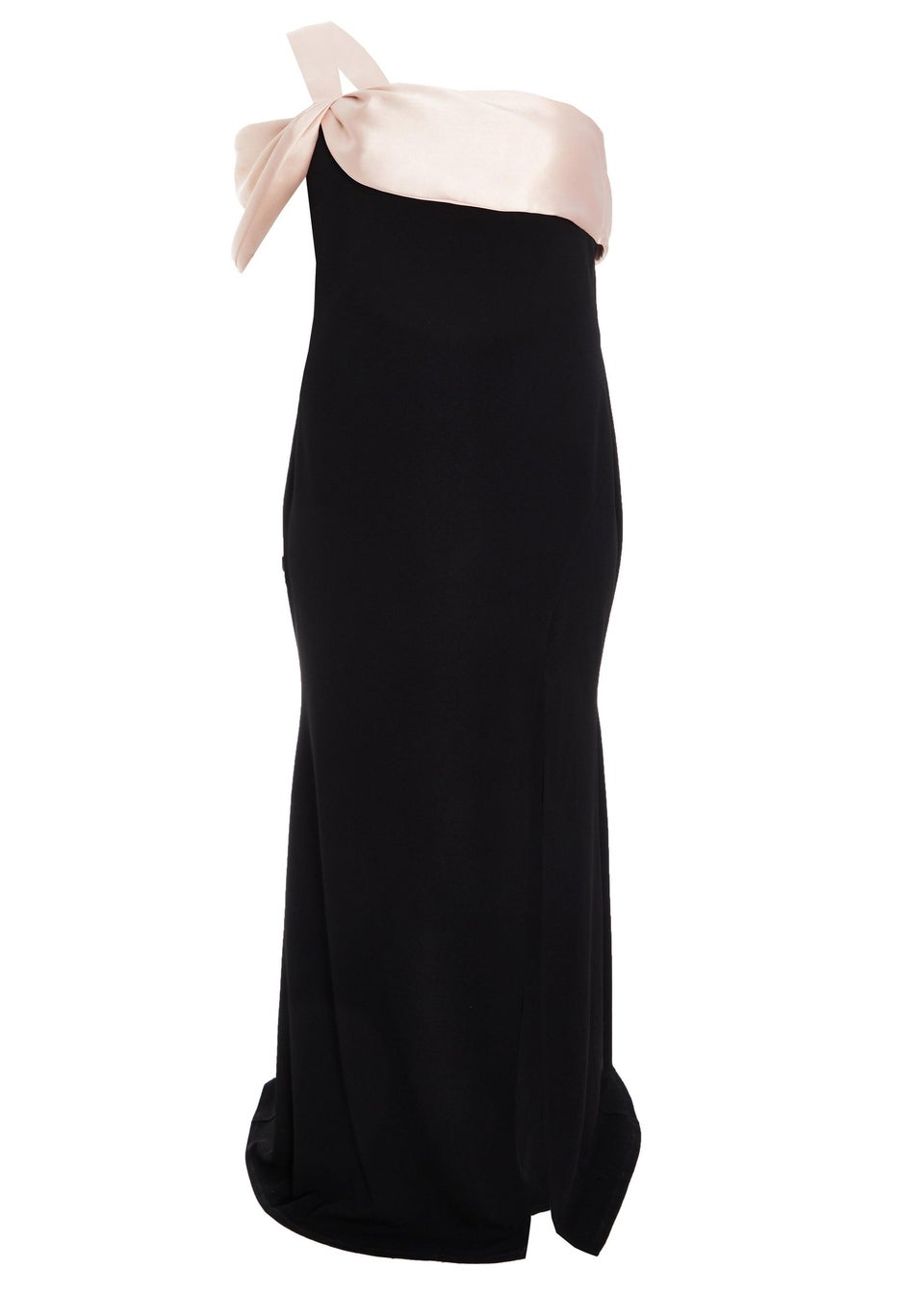 Quiz Black Curve Off the Shoulder Maxi Dress