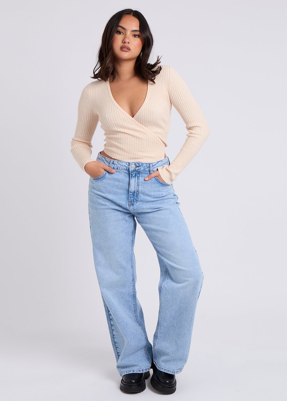 Cream ballet wrap cardigan discount