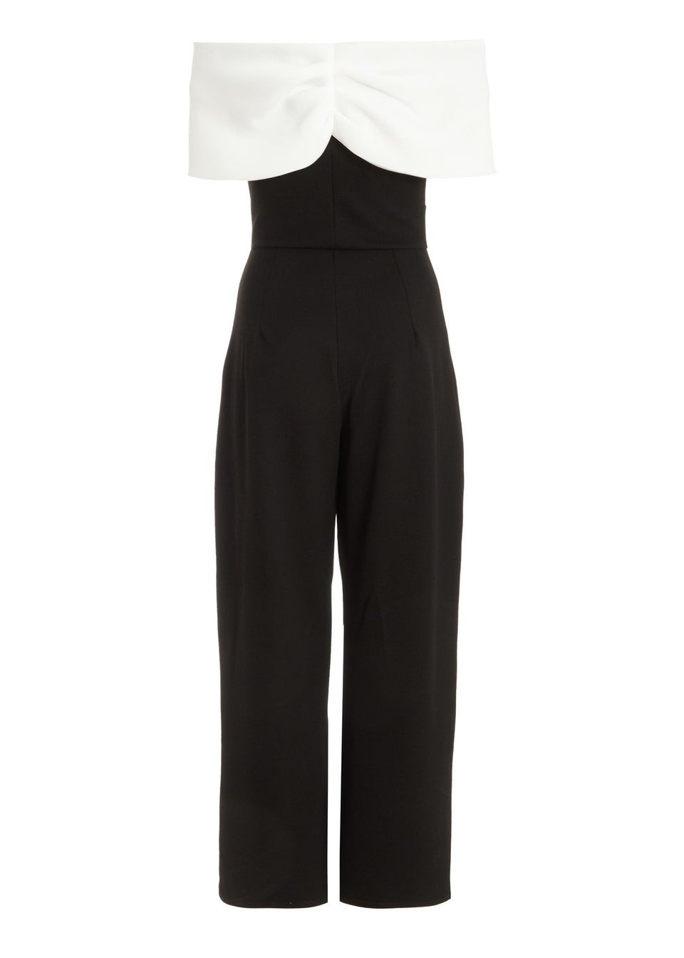 Quiz black and white jumpsuit top