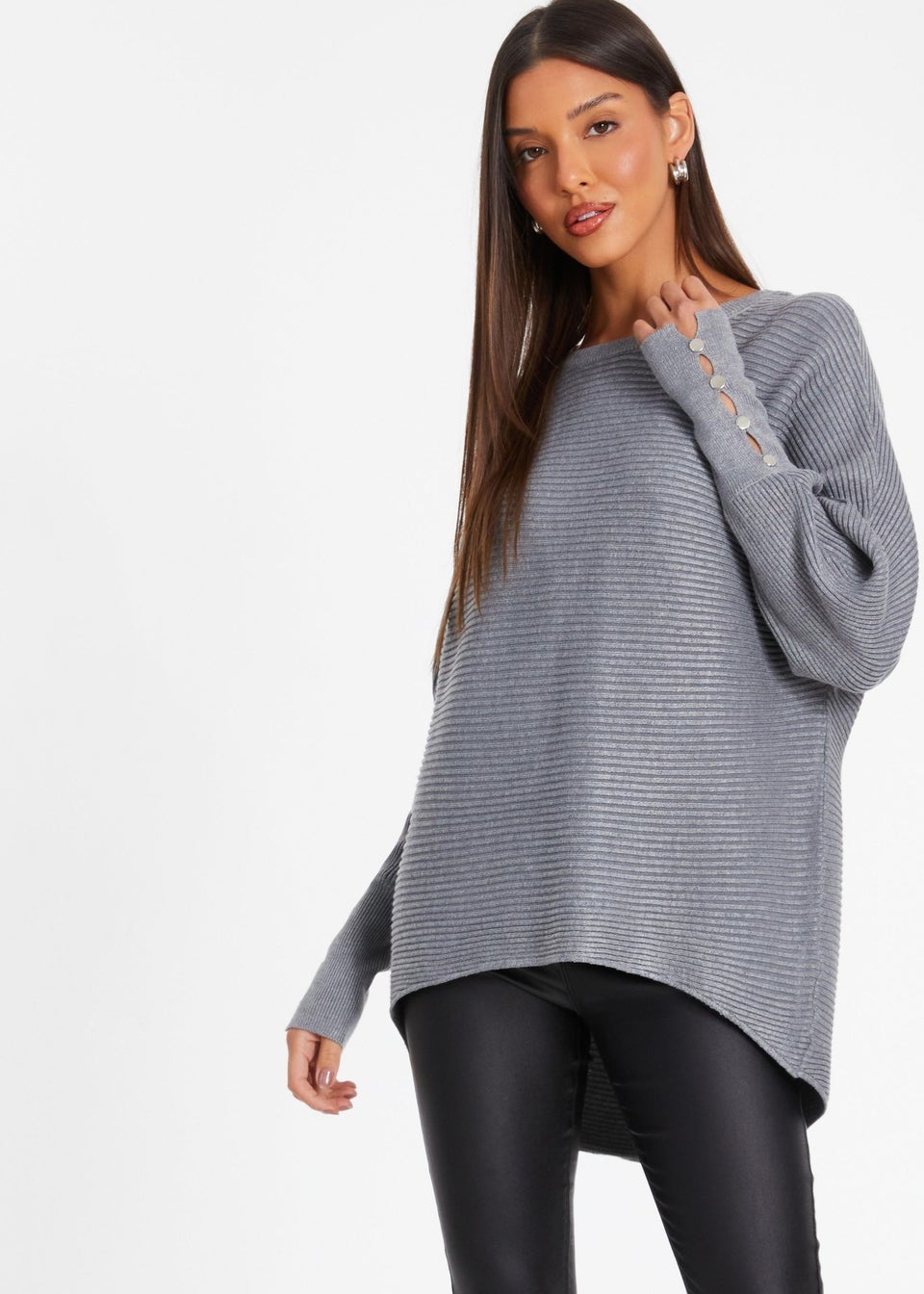 Quiz grey jumper 2025