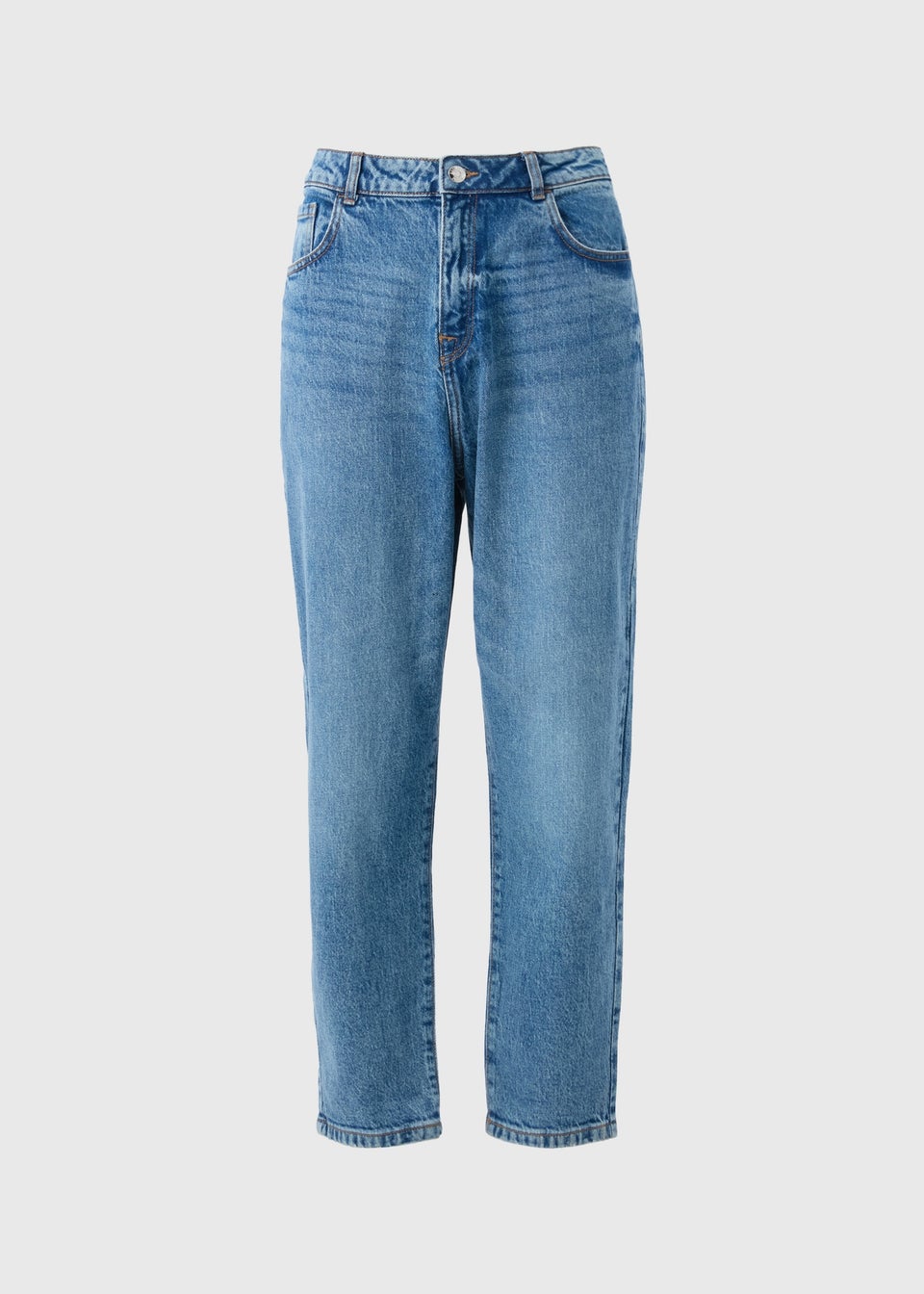 Papaya Petite Mid Wash Mom Jeans