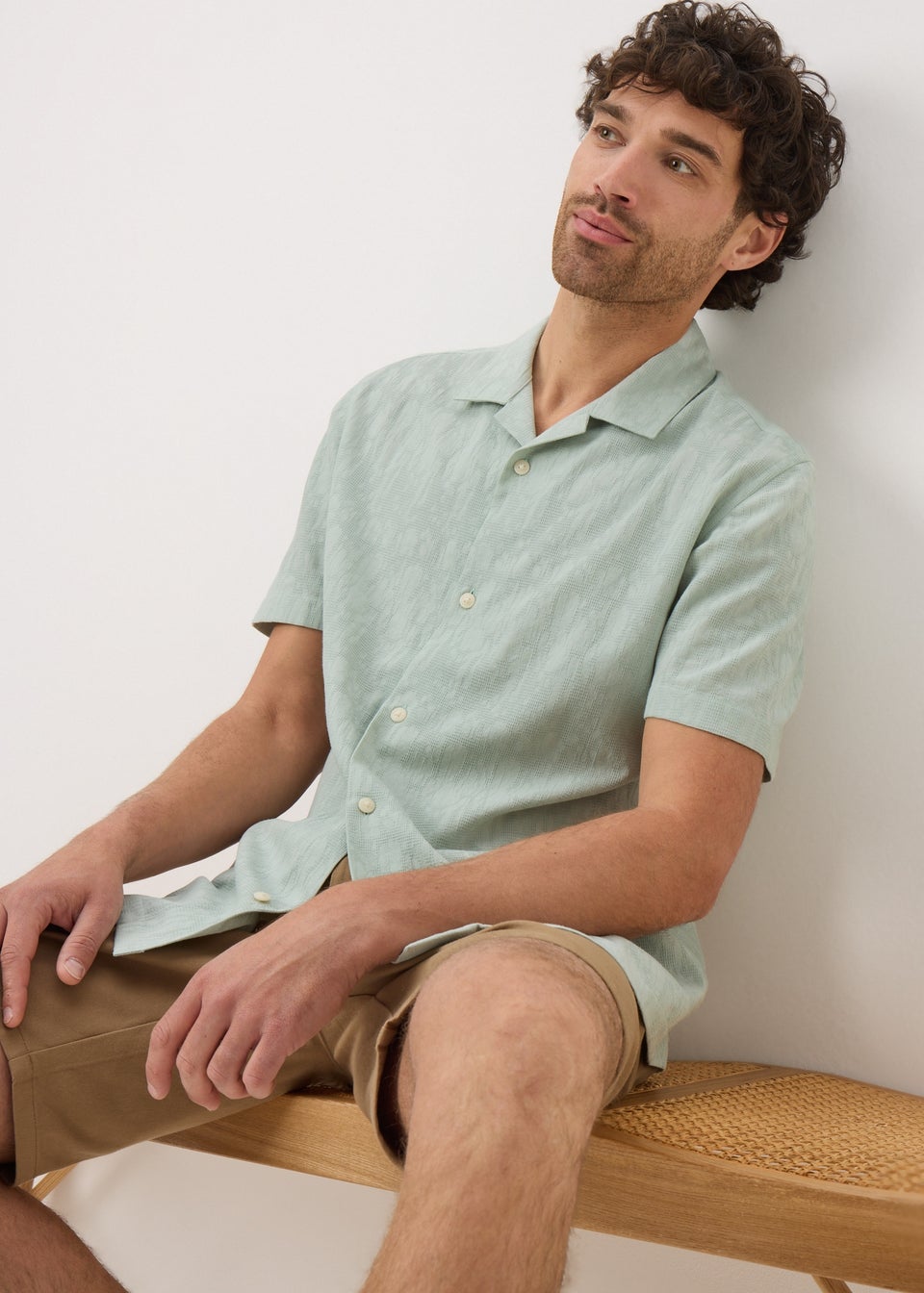 Sage Jacquard Shirt