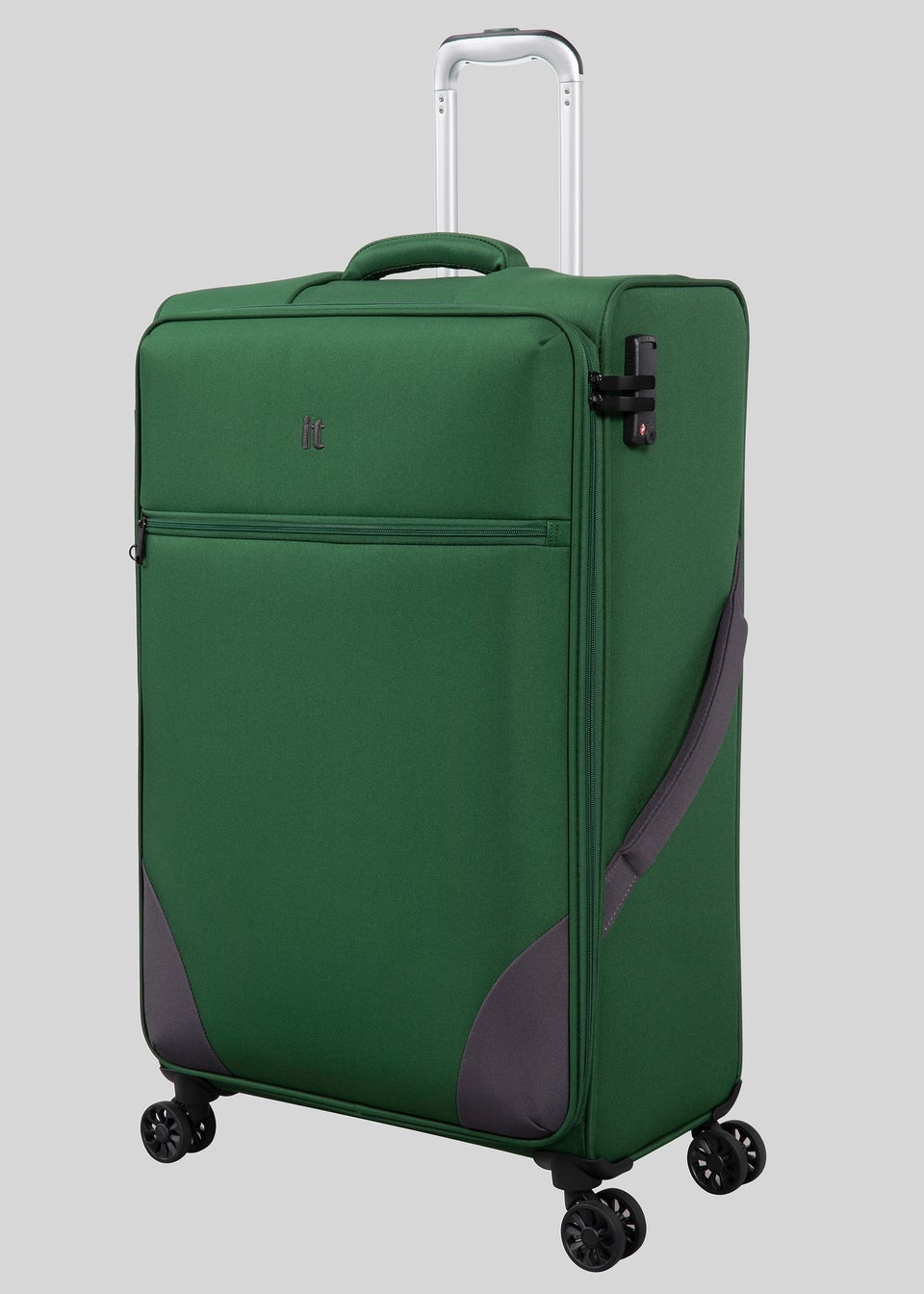 IT Luggage Green Soft Suitcase