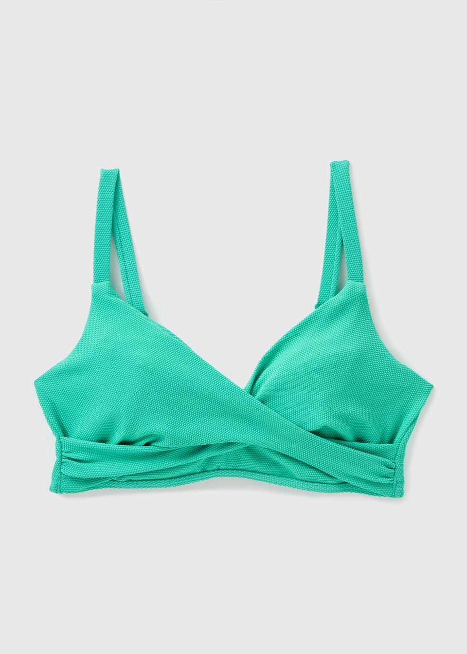 DD+ Turquoise Shapewear Bikini Top