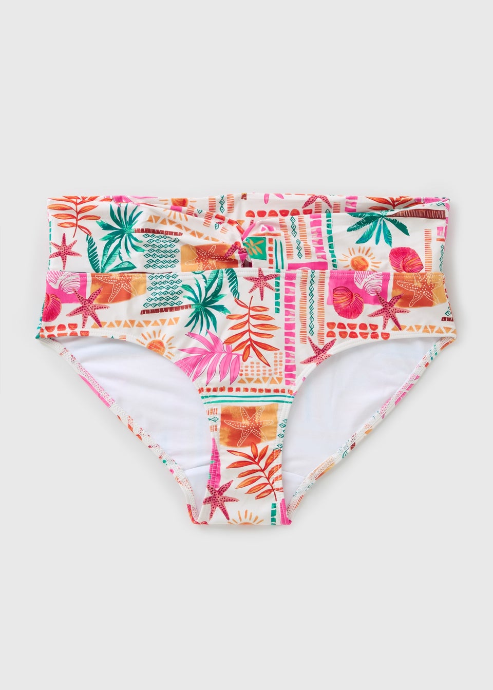 Multicolour Summer Print Bikini Bottoms