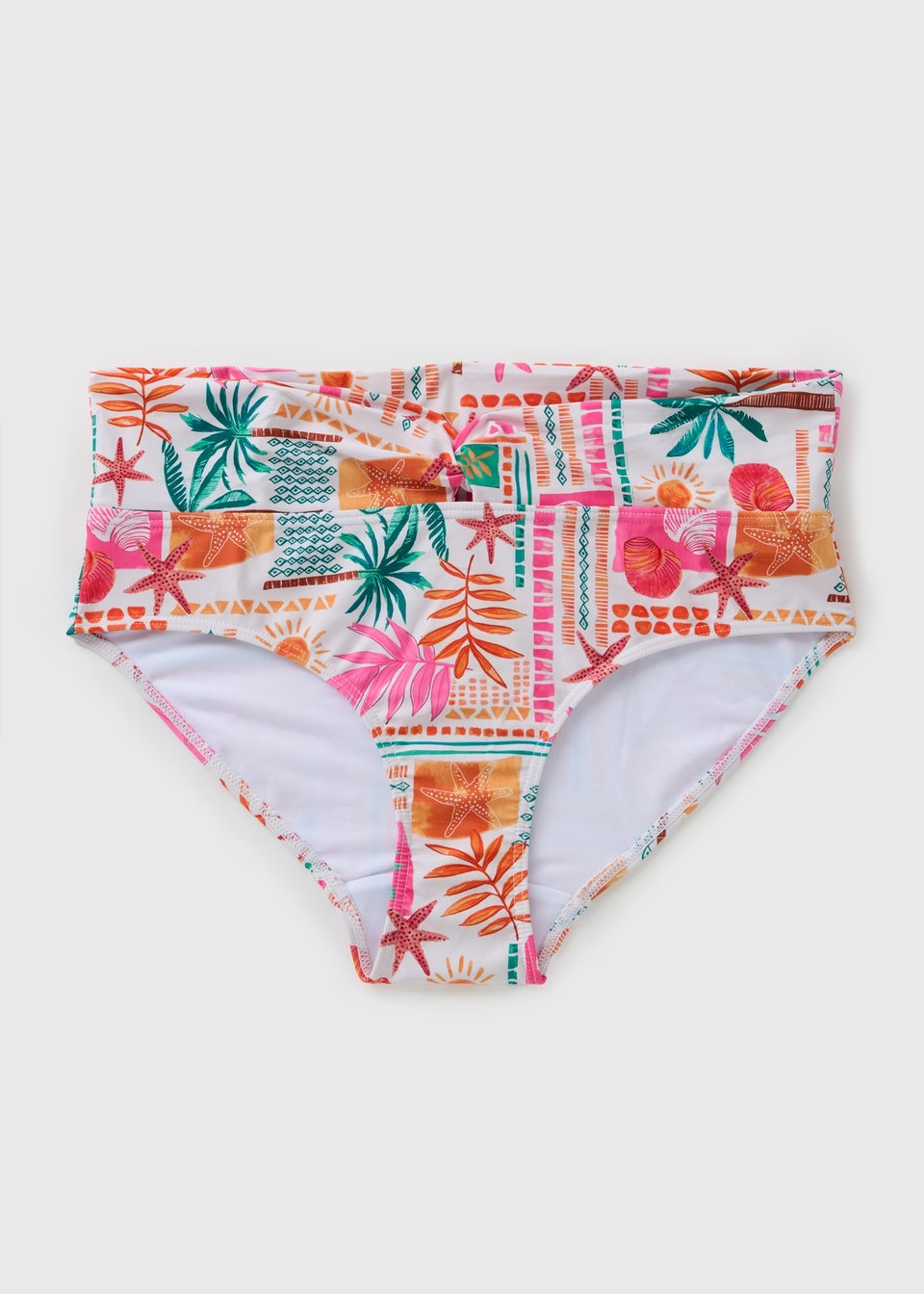 Multicolour Summer Print Bikini Bottoms