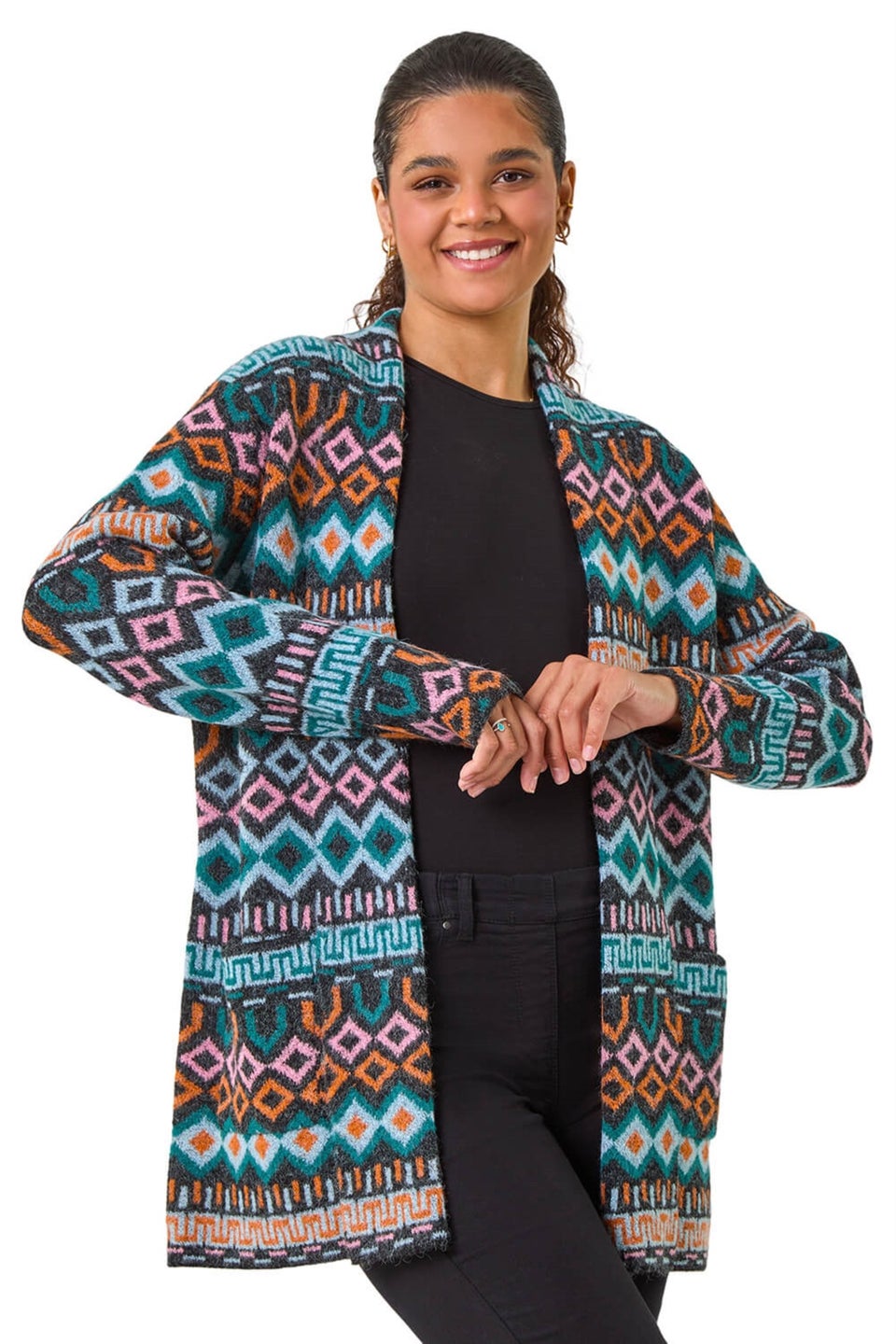 Matalan black cardigan new arrivals