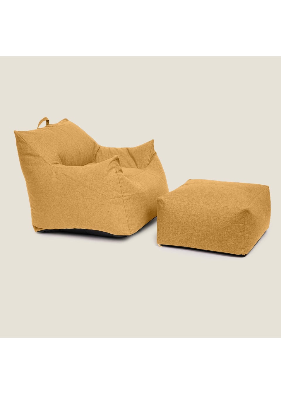 Kaikoo Ochre Large Single Chair  in Luxury Brushed Polyester