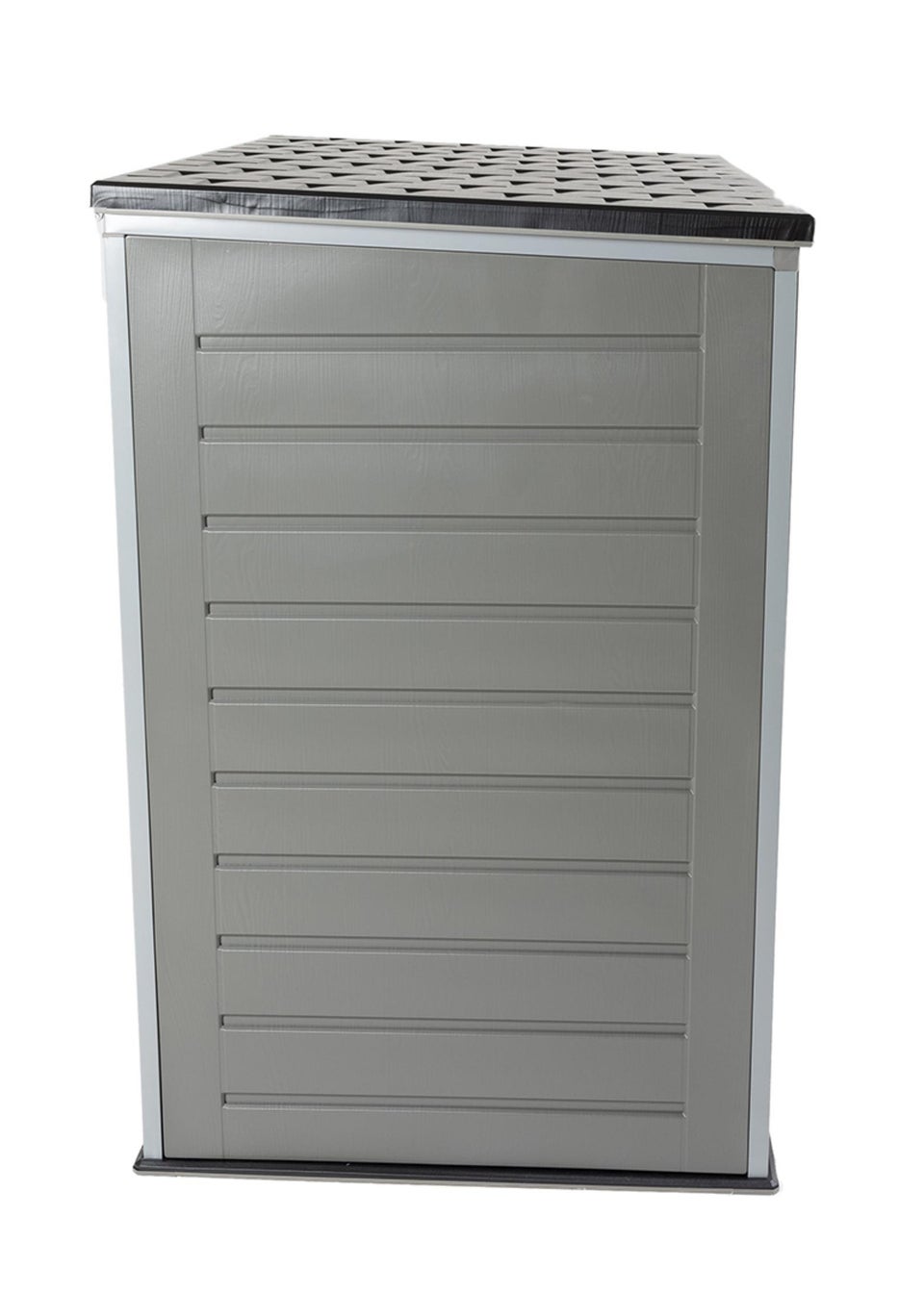 Charles Bentley Grey and Black Outdoor Storage Cabinet