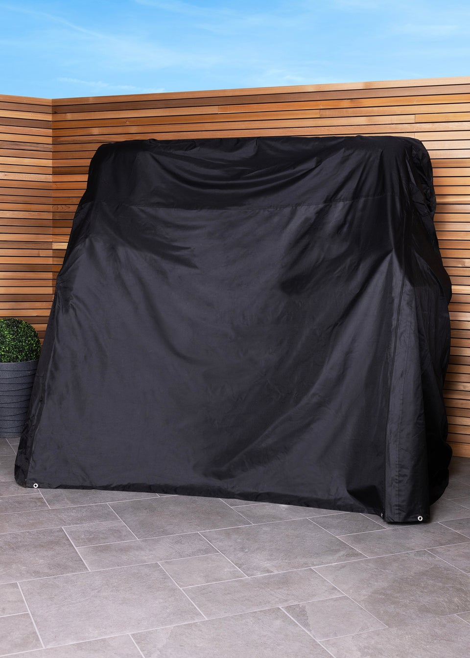 Charles Bentley Black Garden Swing Seat Cover
