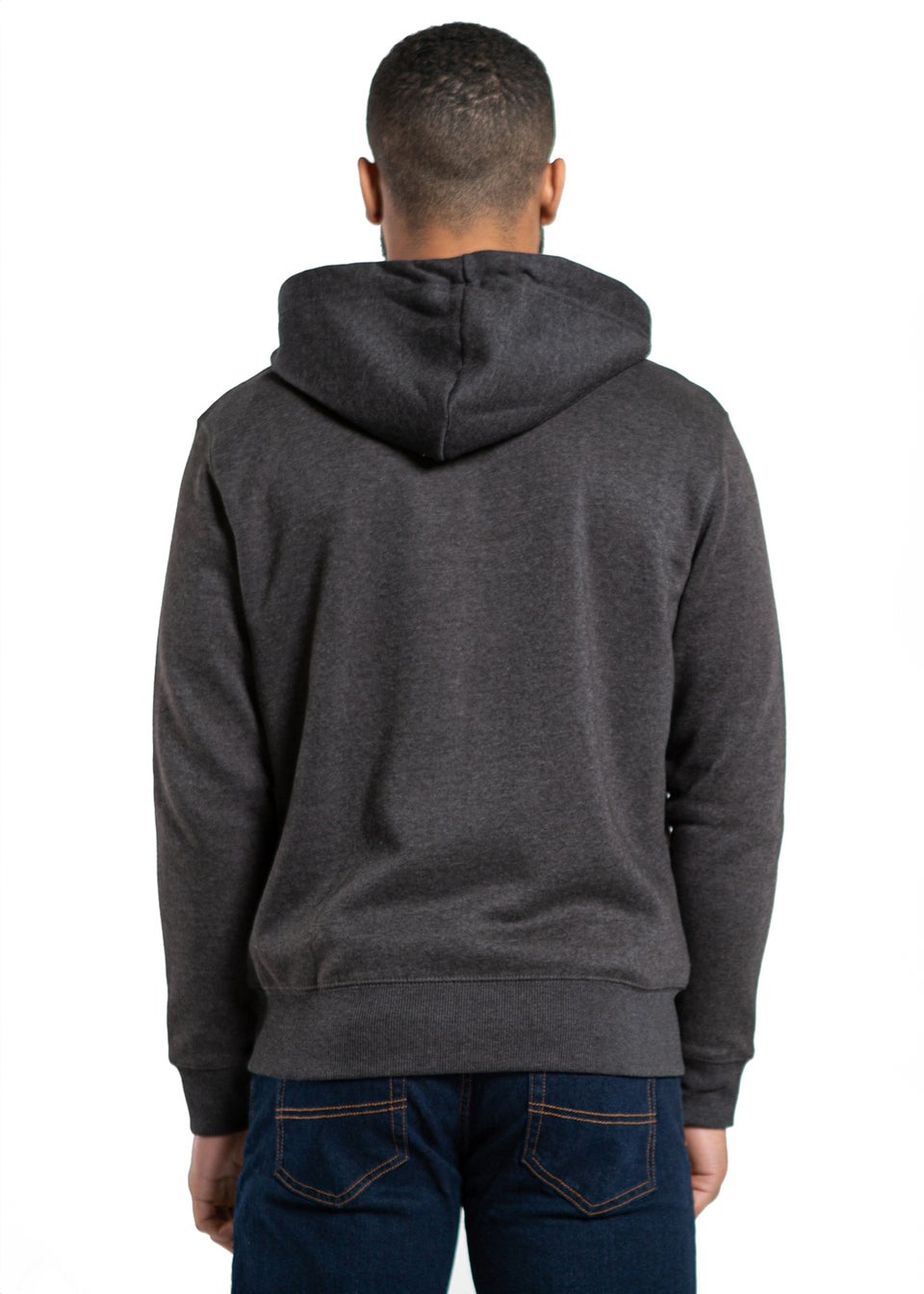 French Connection Charcoal Cotton Blend Hoody