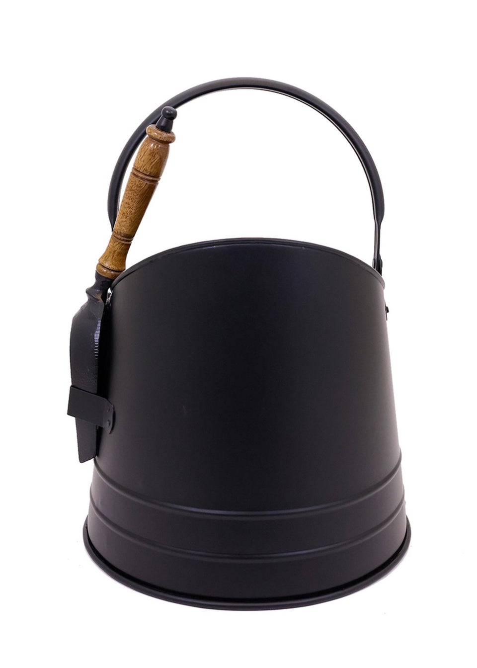 Charles Bentley Alder Coal Bucket with Shovel