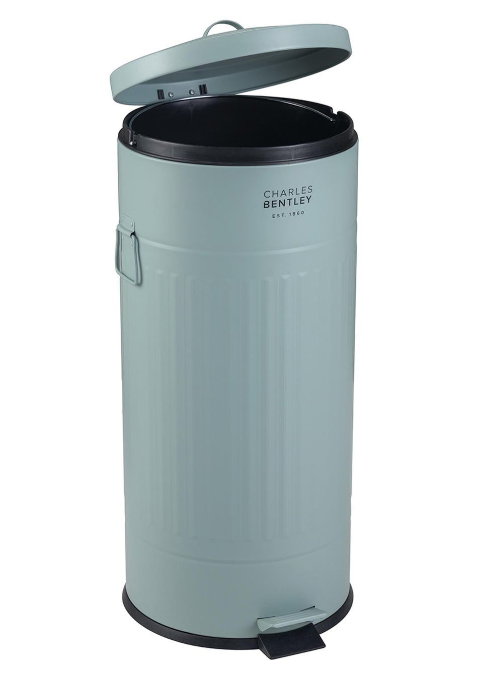 Charles Bentley Retro Kitchen Bin Heritage Green