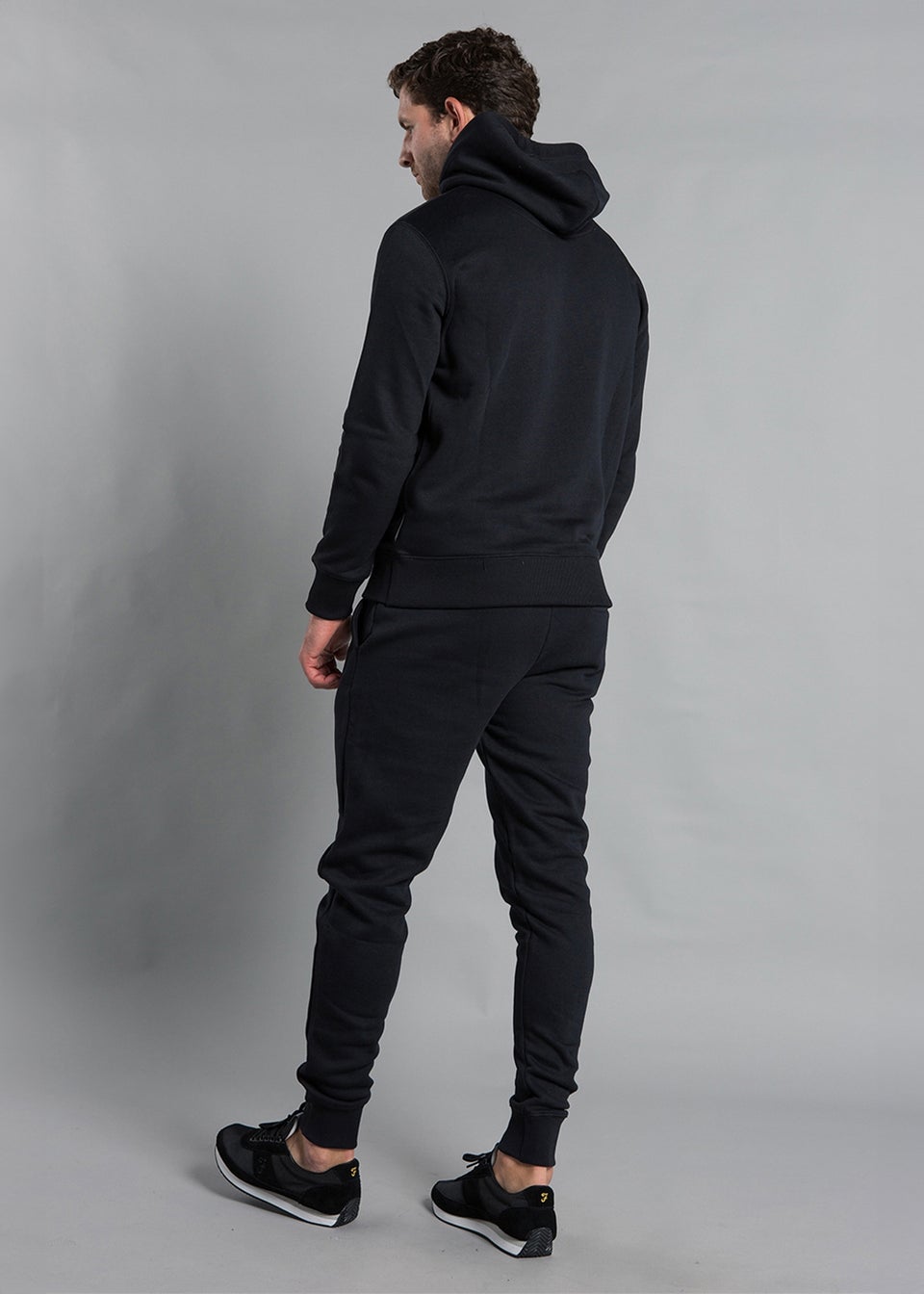 French Connection Navy Cotton Blend Hoody & Jogger Tracksuit Co-Ord