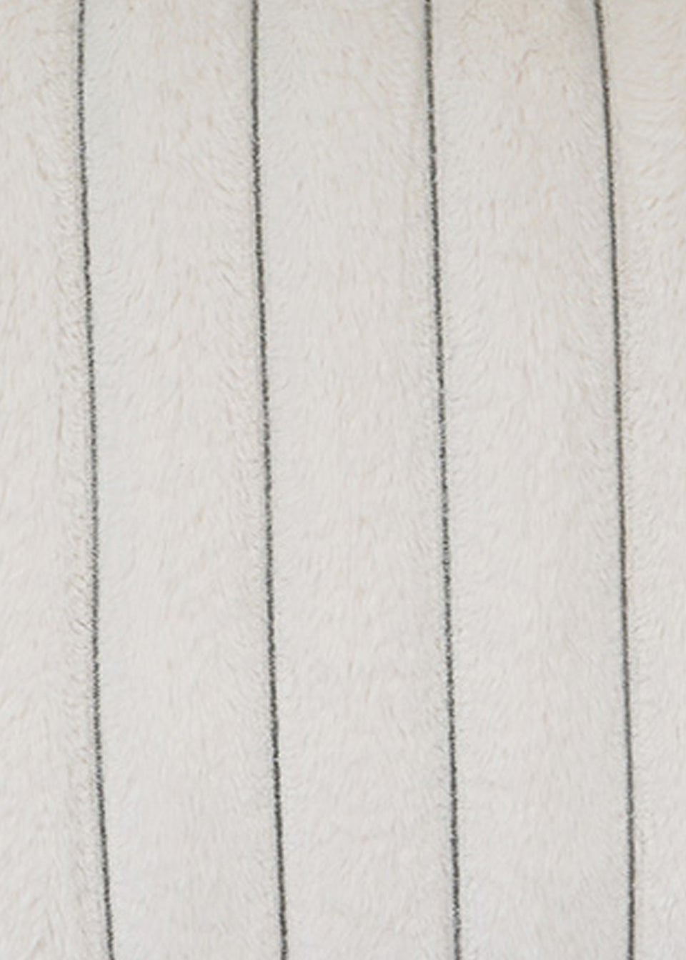 rucomfy Ribbed Faux Fur Slouchbag Ivory Beanbag