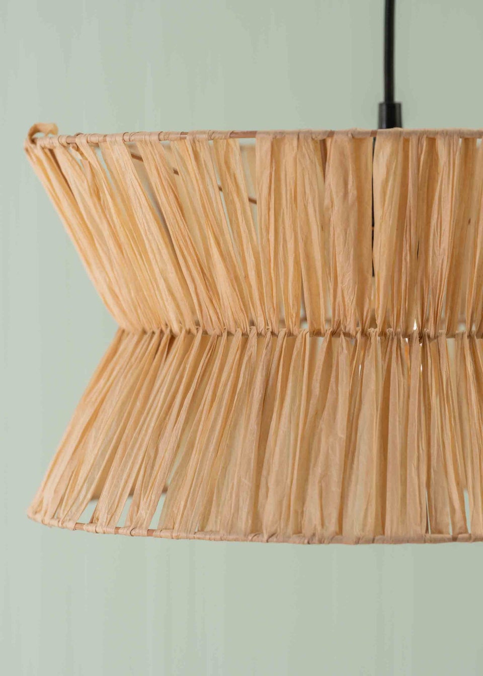 ValueLights Maddie Paper Natural Tapered Ceiling Pendant Shade (20cm x 38cm x 38cm)