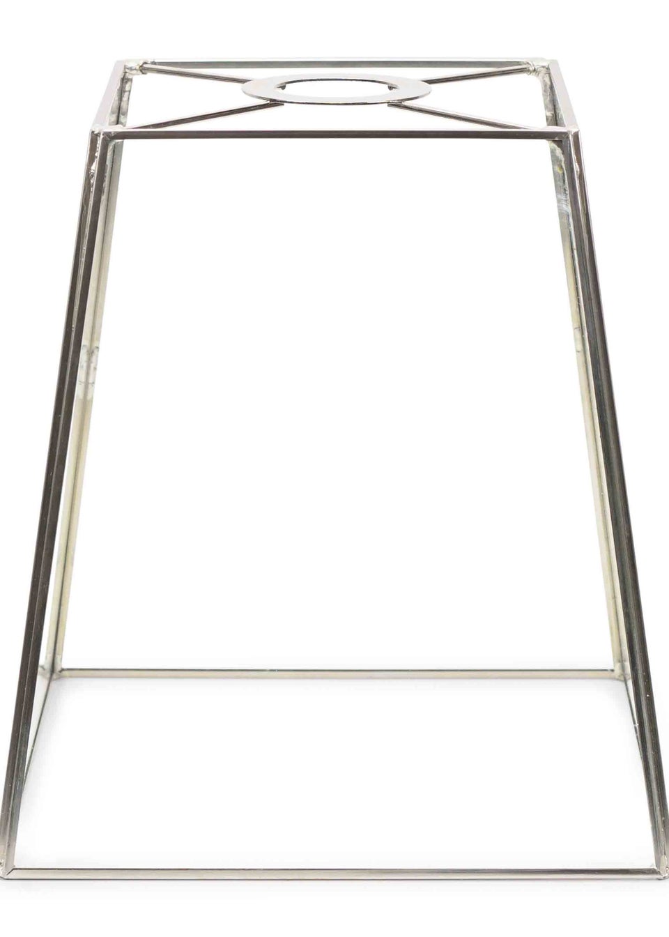 ValueLights Susie Glass Clear White Square Ceiling Pendant Shade (19cm x 18cm x 18cm)