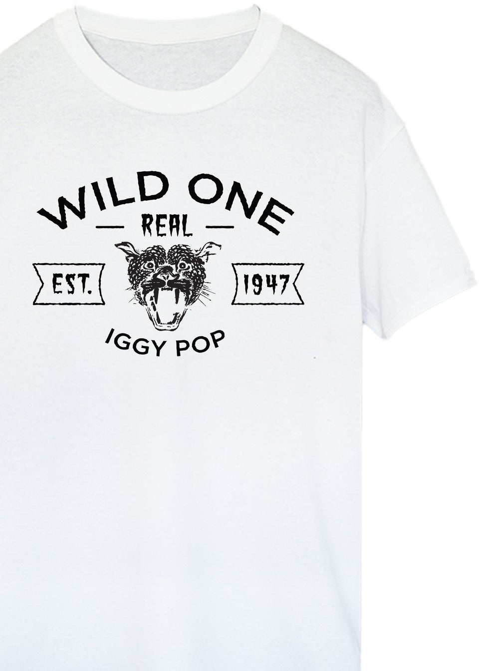 Iggy Pop Wild One White T-Shirt