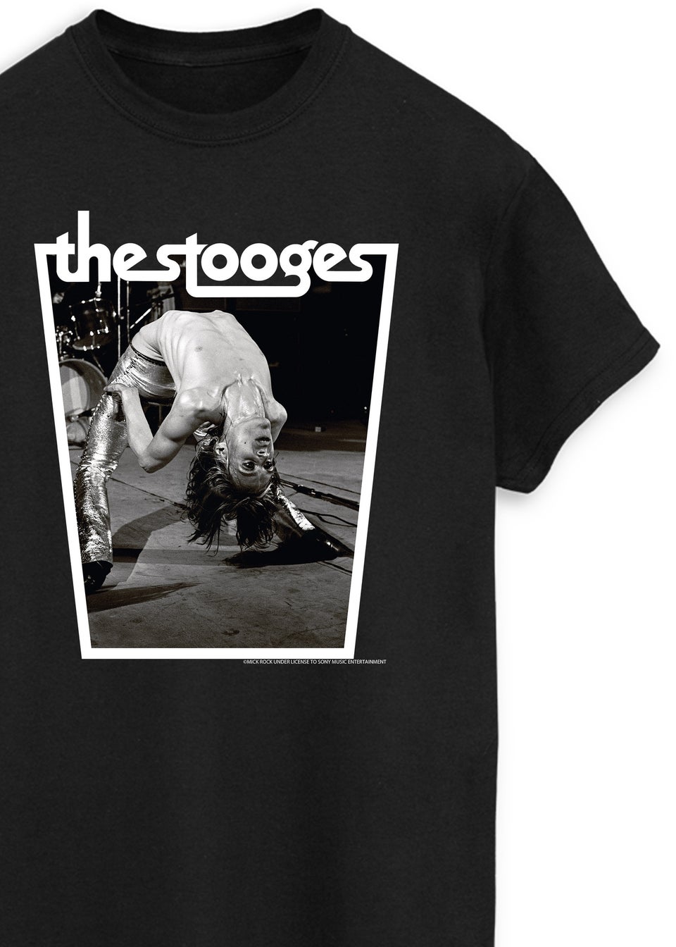 Iggy Pop The Stooges Black T Shirt Matalan