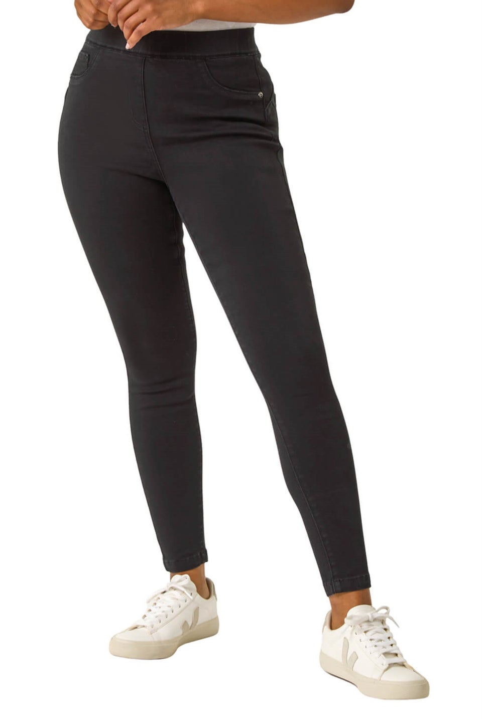 Roman Black Petite Shape Enhance Jegging Matalan