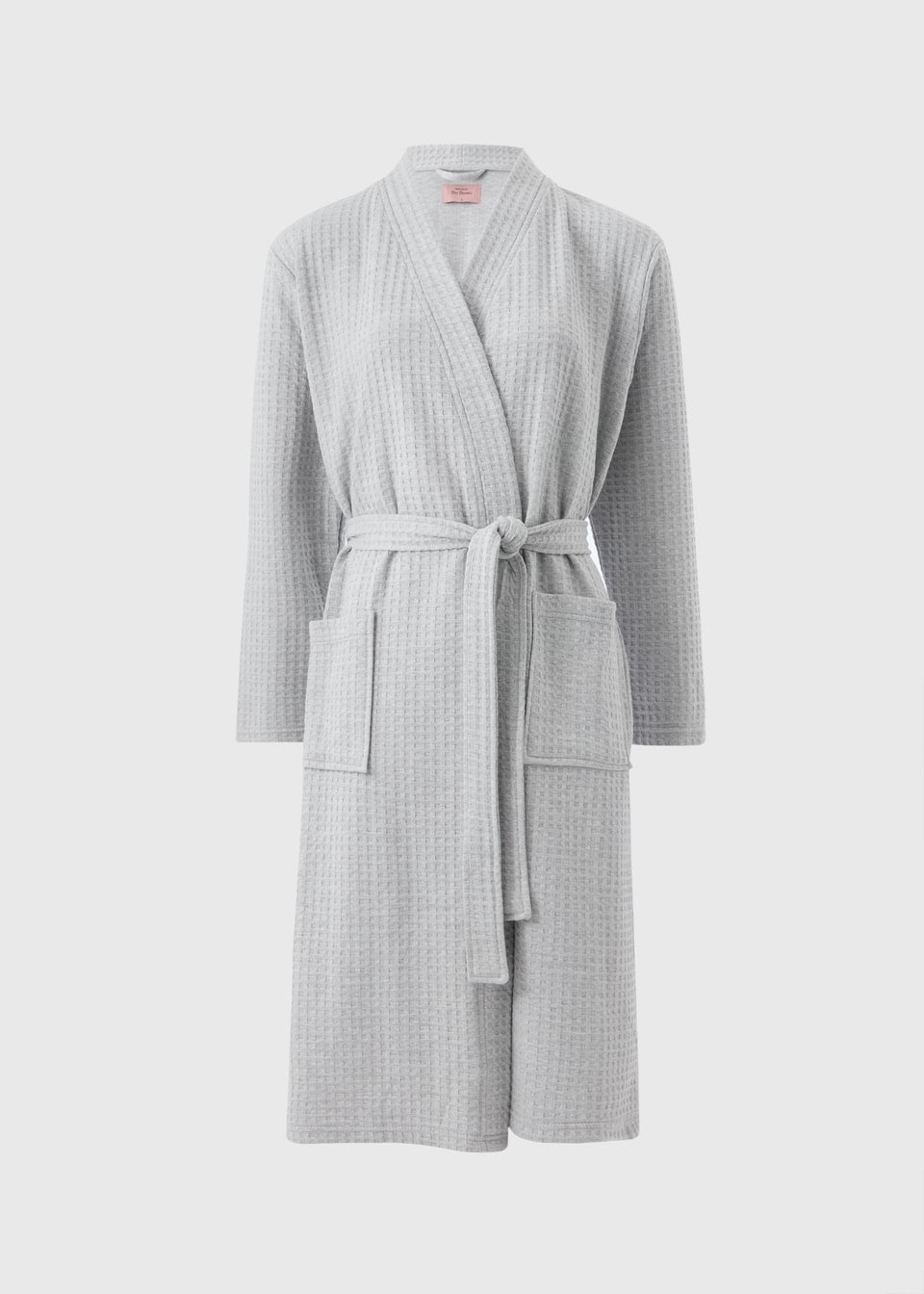 Grey Waffle Dressing Gown