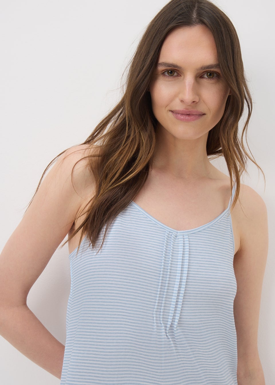Blue Stripe Chemise Nightie
