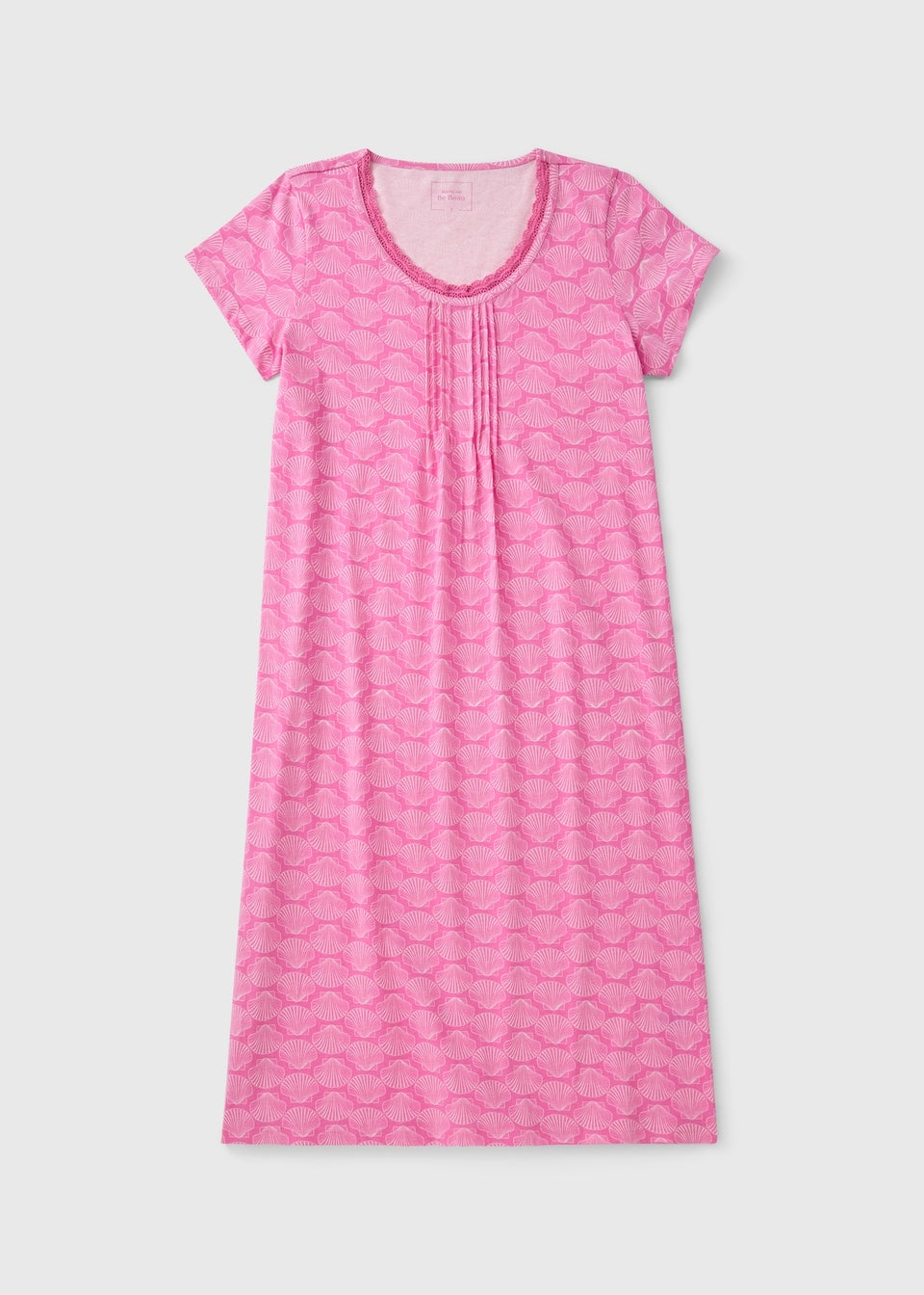 Pink Shell Lace Nightie