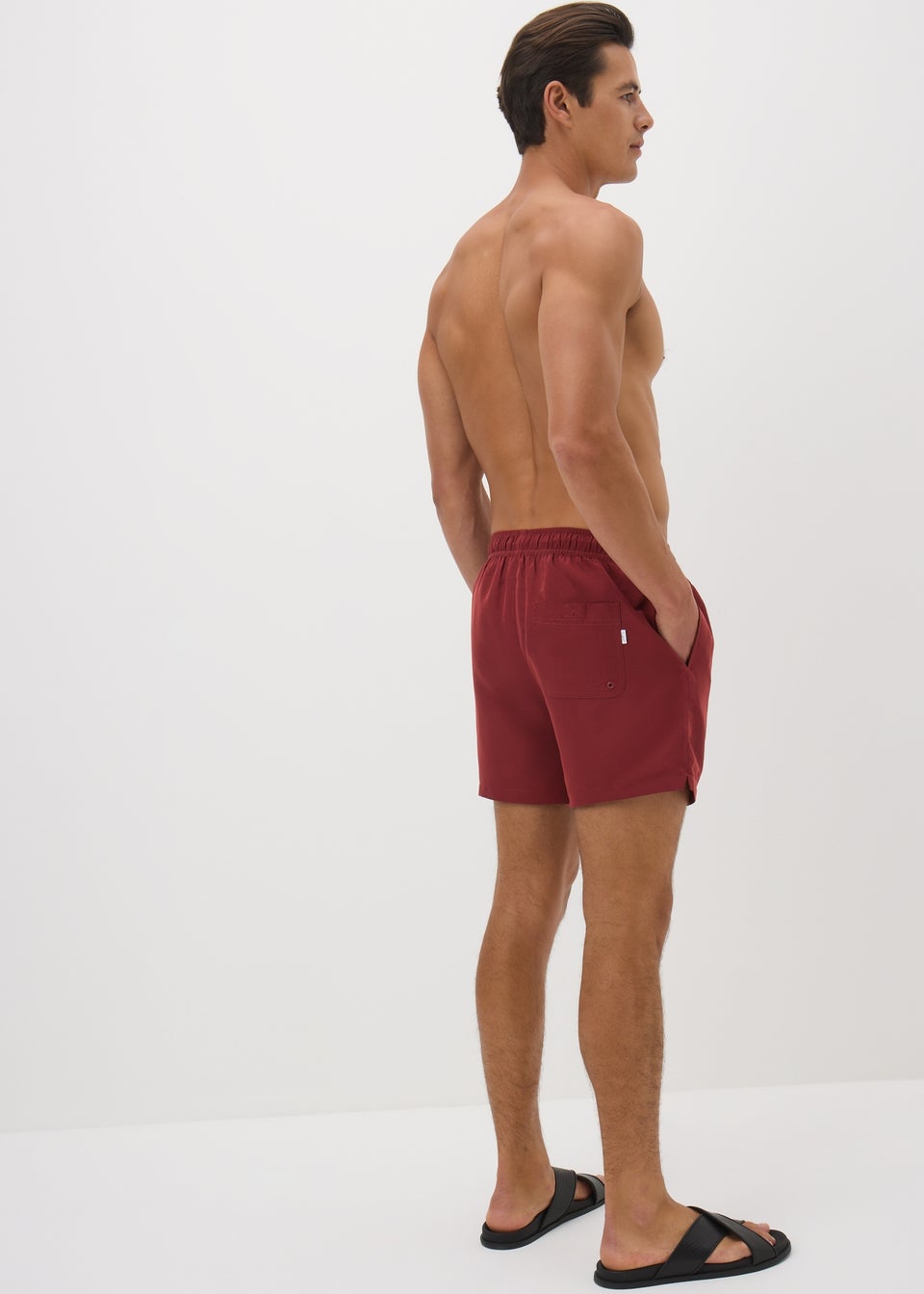 Burgundy Swim Shorts