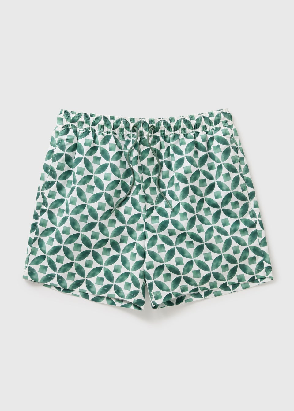 Green Design Swimming Trunks