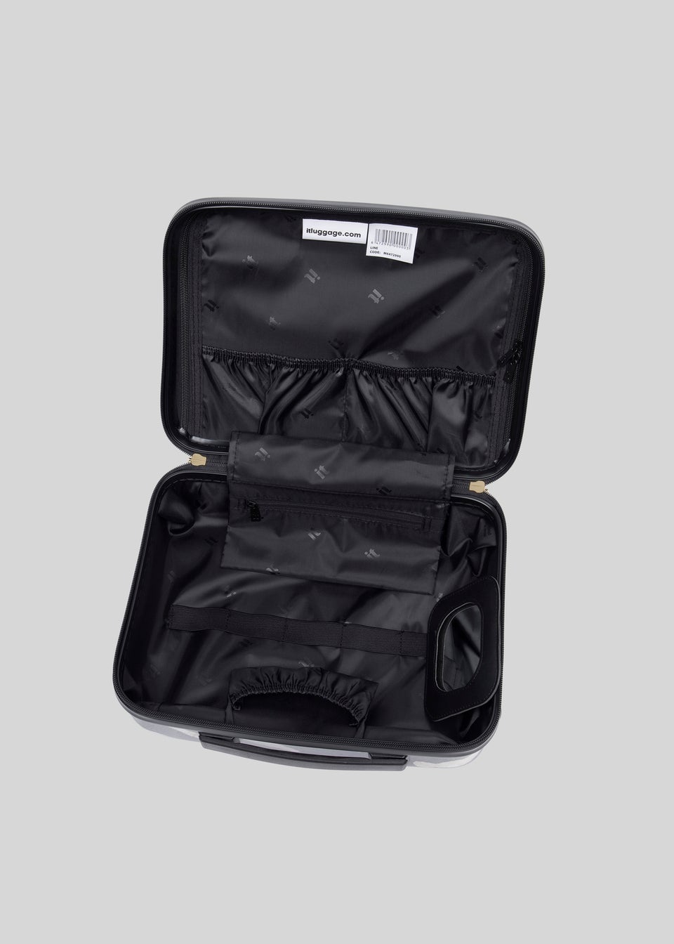 IT Luggage Sheen Zebra Hardshell Vanity