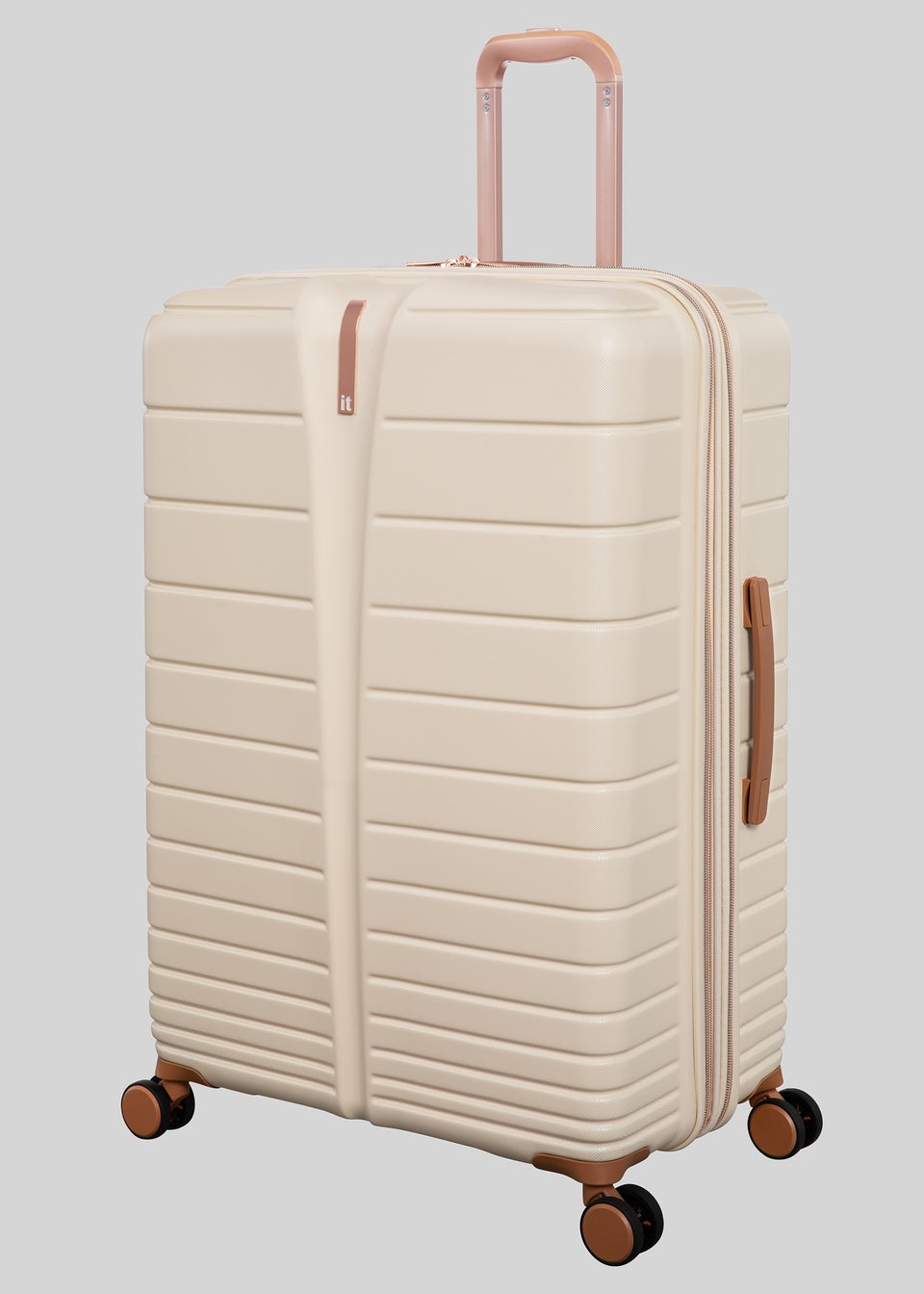 IT Luggage Cream Fascinate Hardshell Suitcase