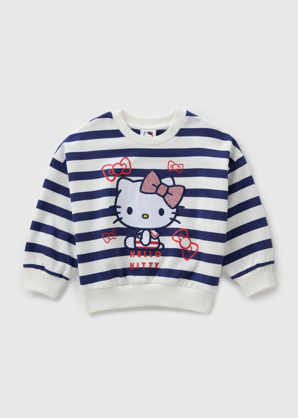 Hello Kitty Navy Stripe Sweatshirt (3-13yrs)