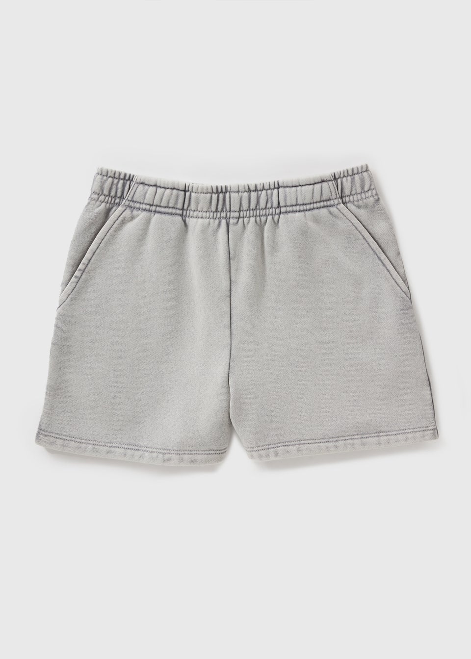 Girls Grey Palm Beach Shorts (7-15yrs)