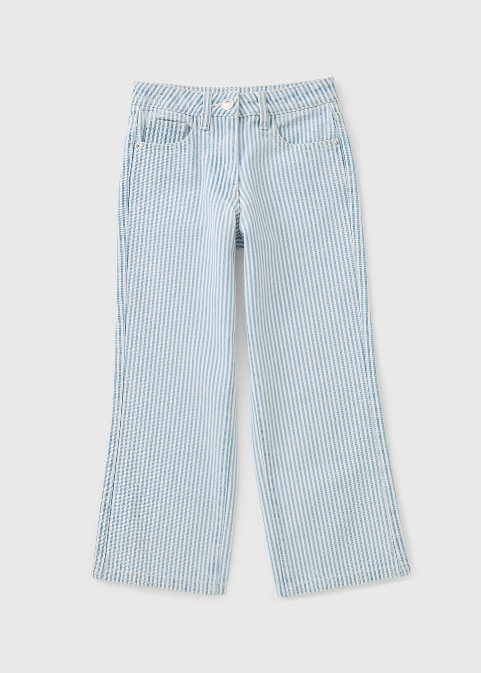 Girls Blue Stripe Jeans (7-15yrs)