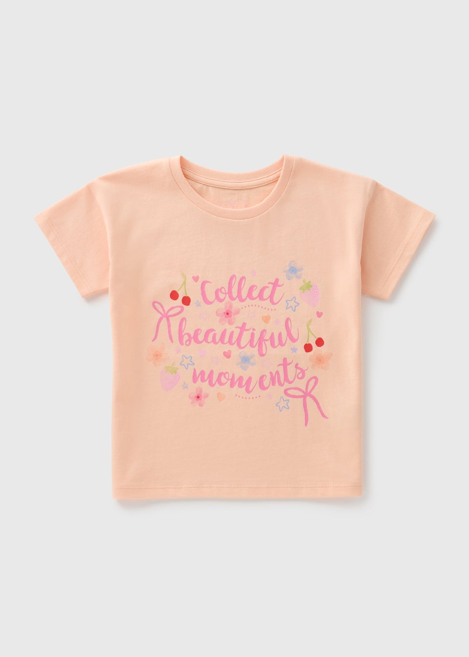 Girls Peach Moments T-Shirt (1-7yrs)