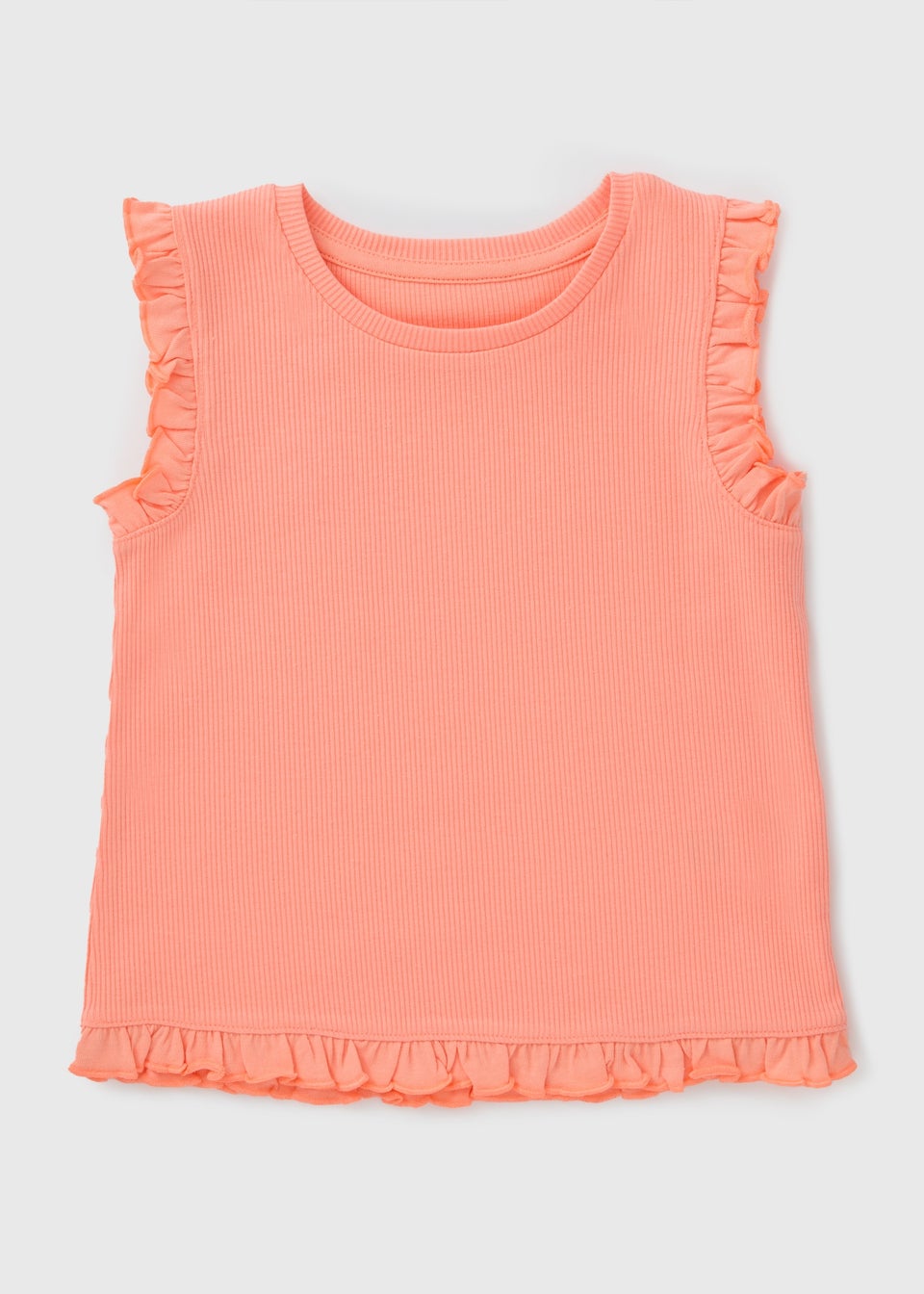 Girls Coral Frill Vest (1-7yrs)