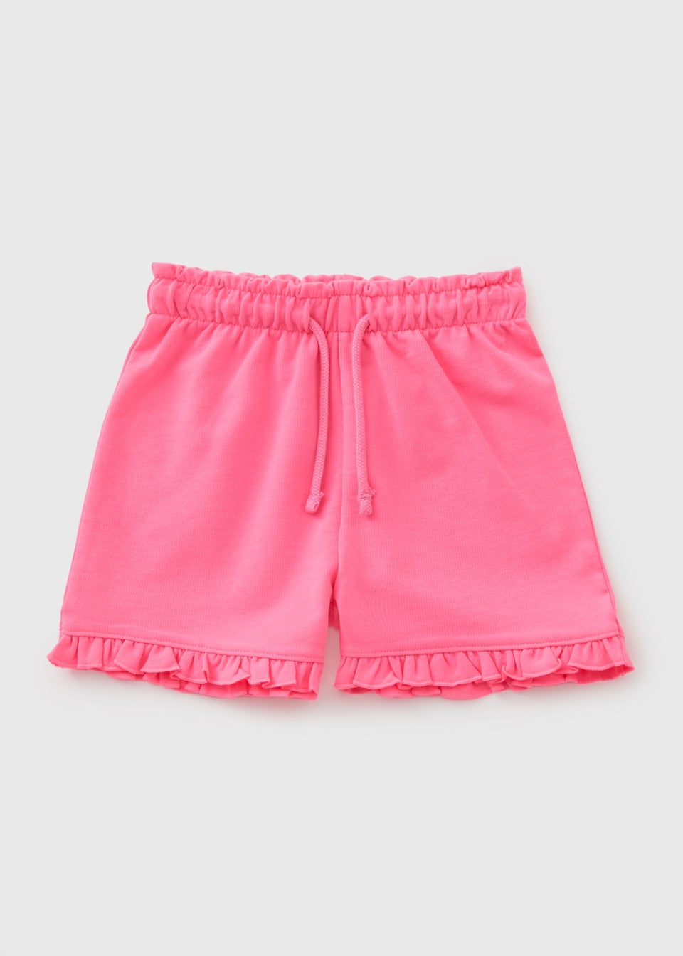 Girls Pink Sweat Shorts (1-7yrs)
