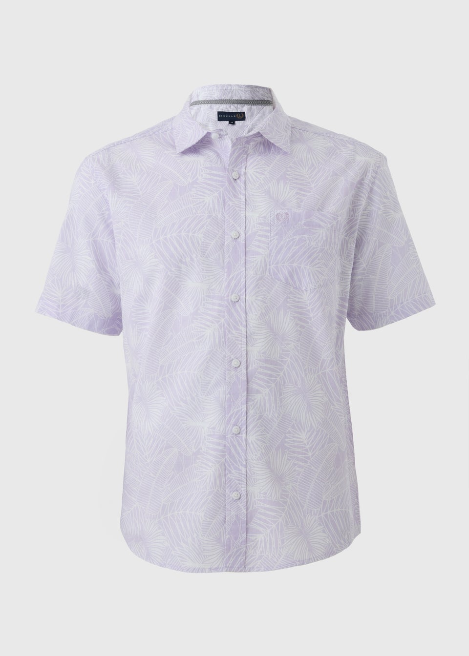 Lilac Hawaiian Print Shirt