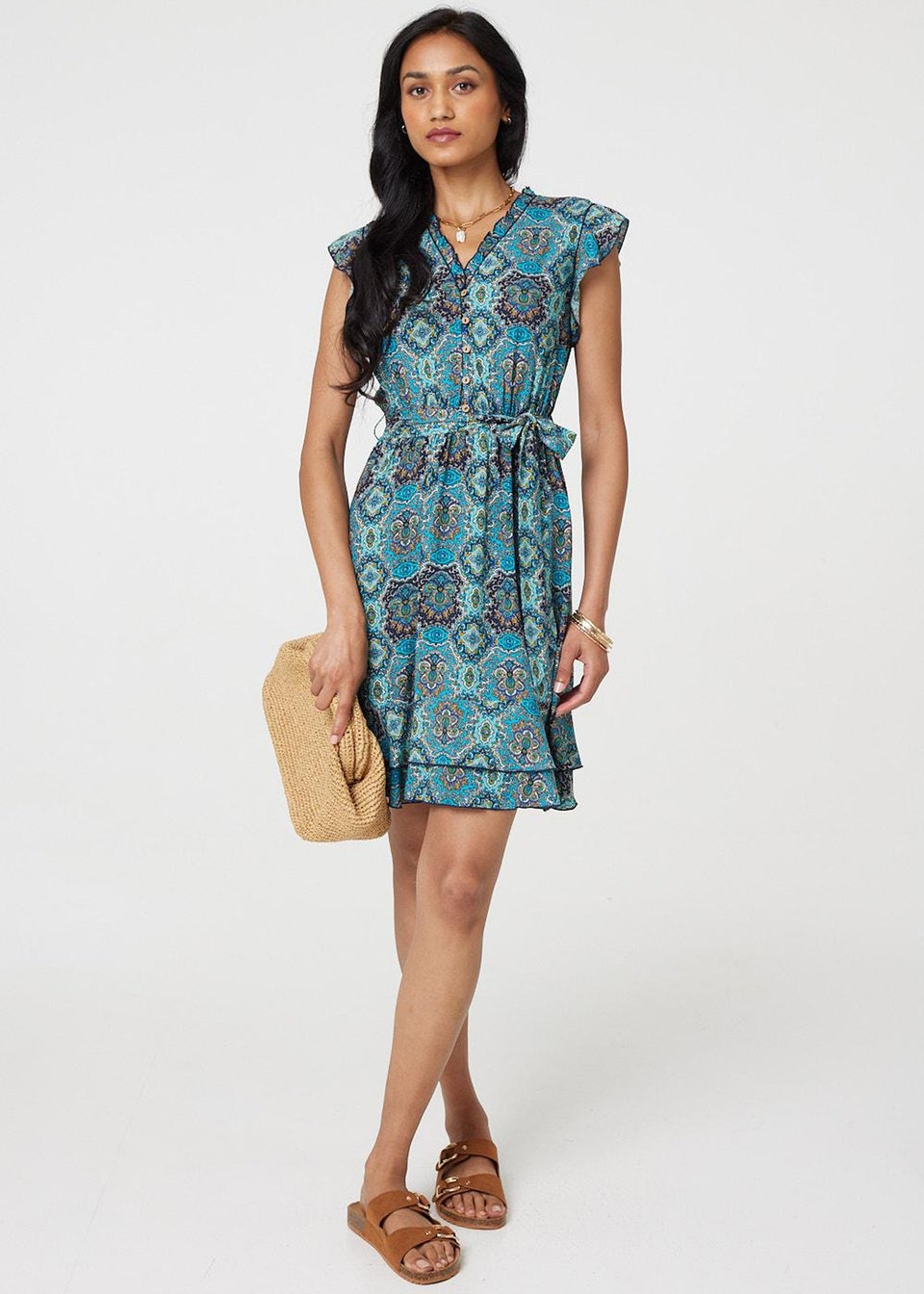 Matalan green dress top