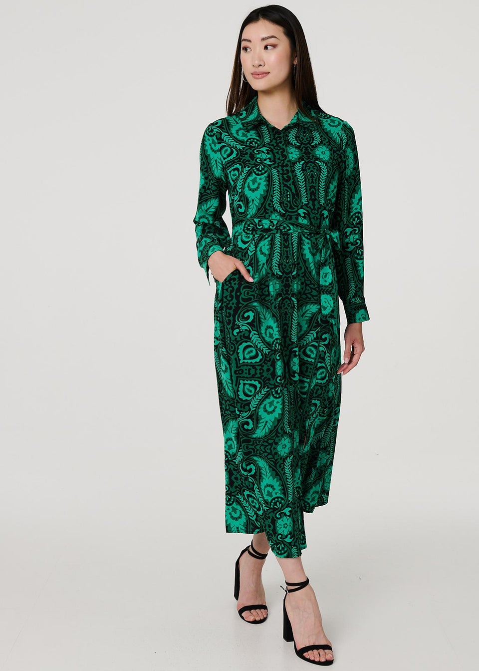 Matalan green shirt dress new arrivals