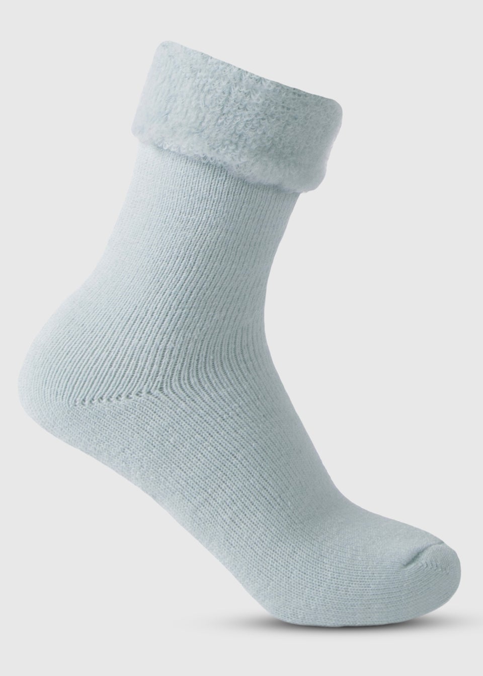 Totes Toasties Blue Ladies Thermal Brushed Bed Sock