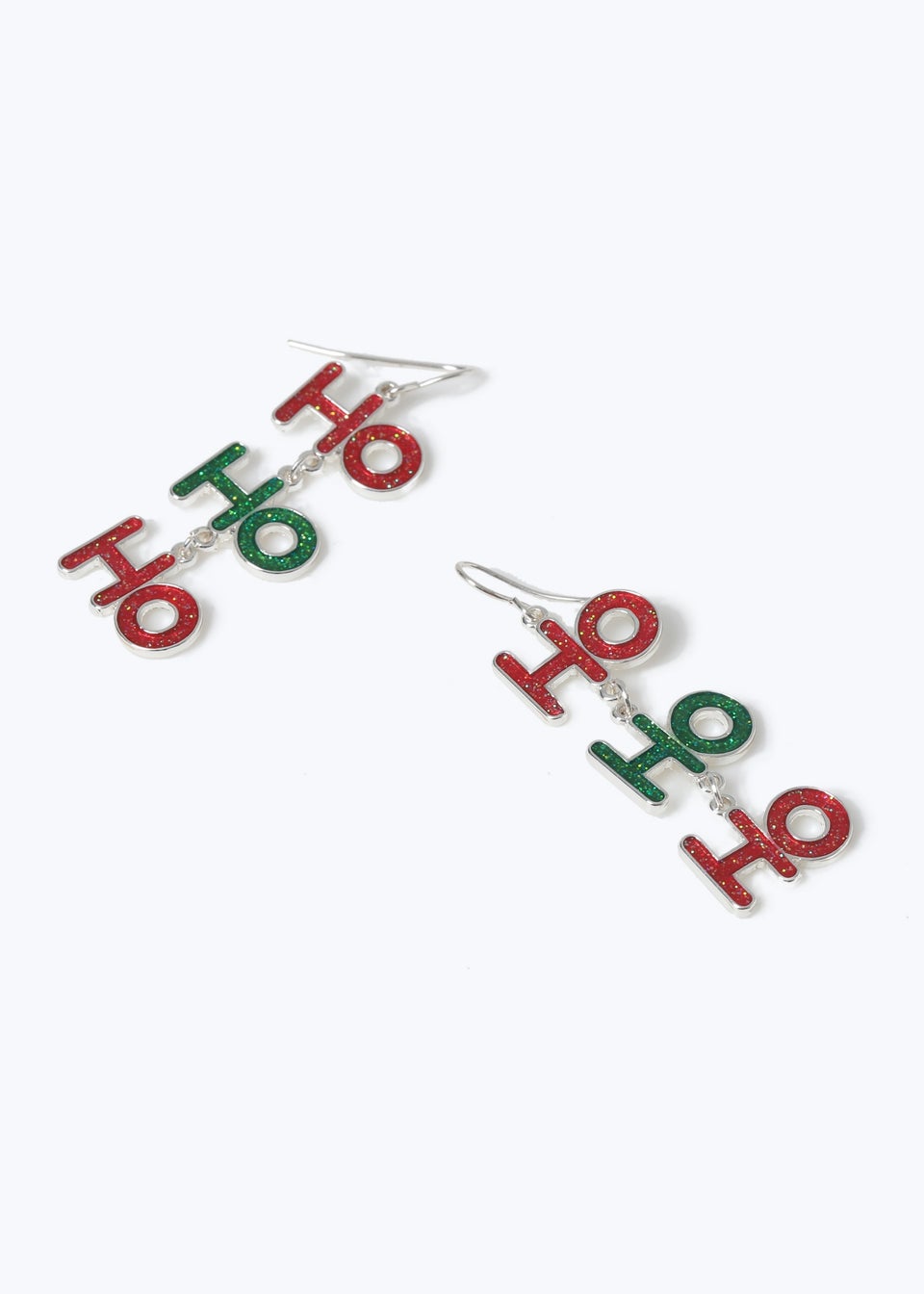 Muse Silver Christmas Ho Ho Earring