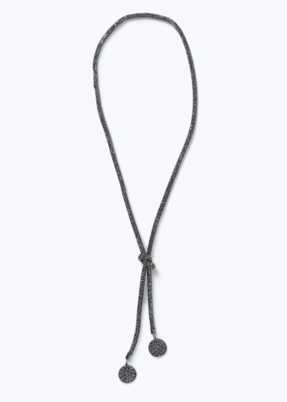 Muse Black Crystal Jelly Lariat