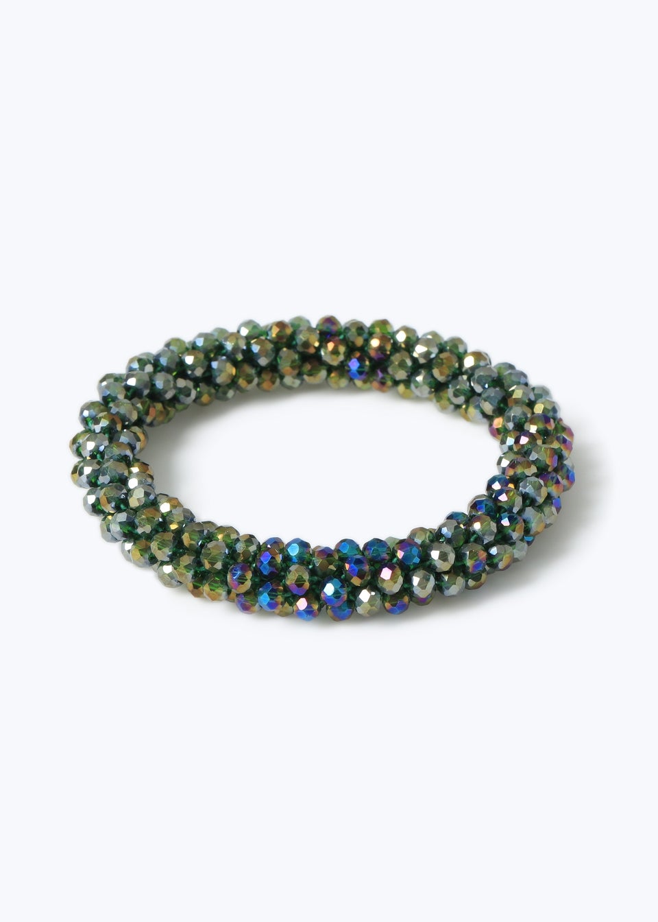 Muse Green Facet Bracelet