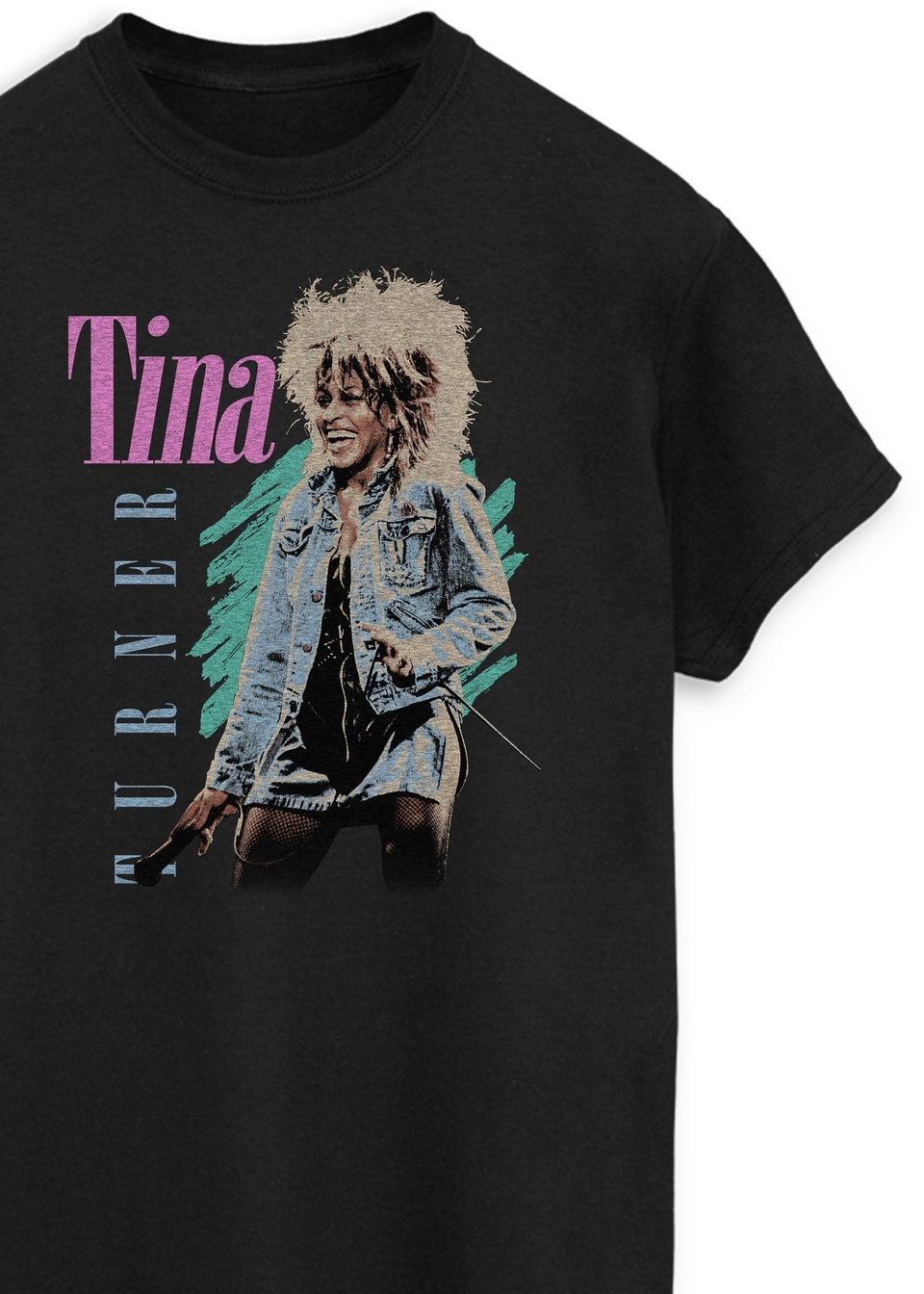 Tina Turner Private Dancer Black Boyfriend Fit T-Shirt