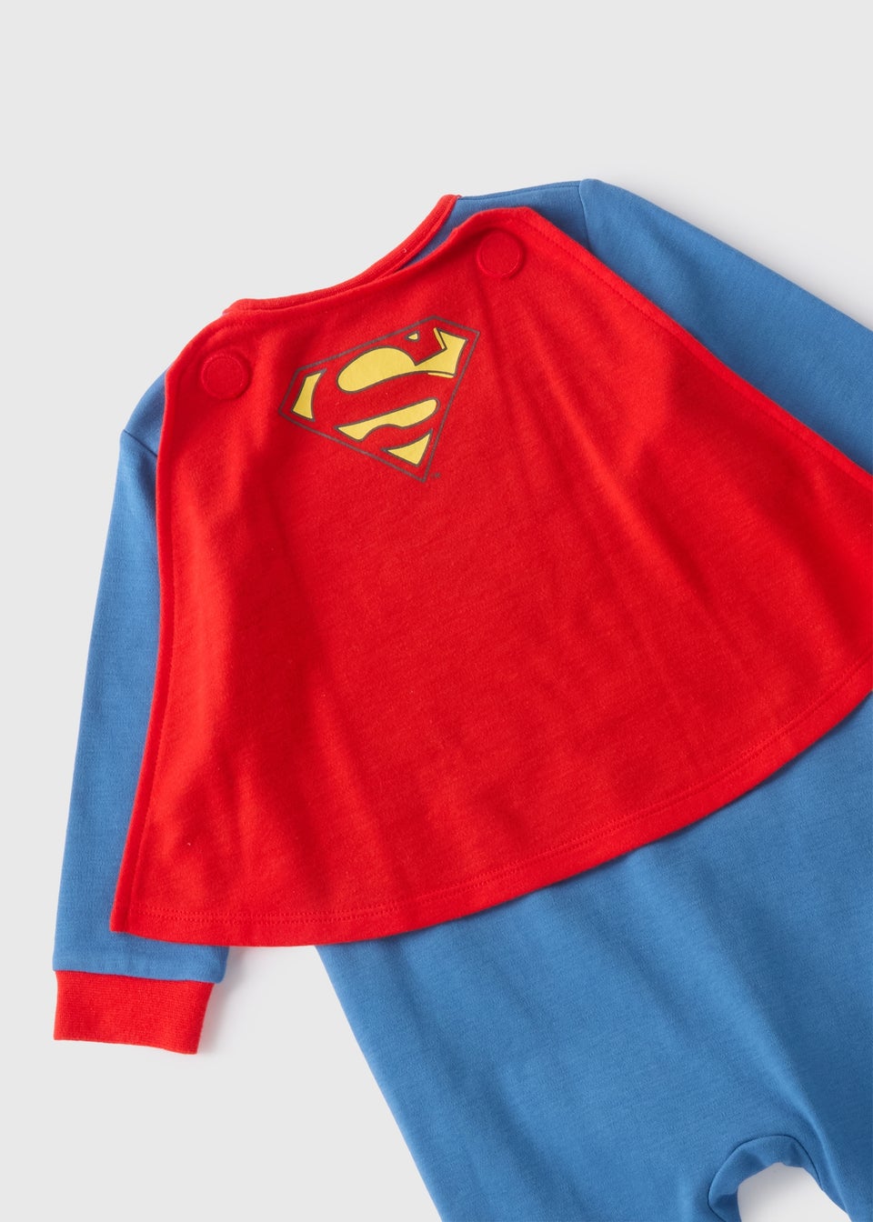 Baby Blue Superman Sleepsuit & Cape (Newborn-18mths)